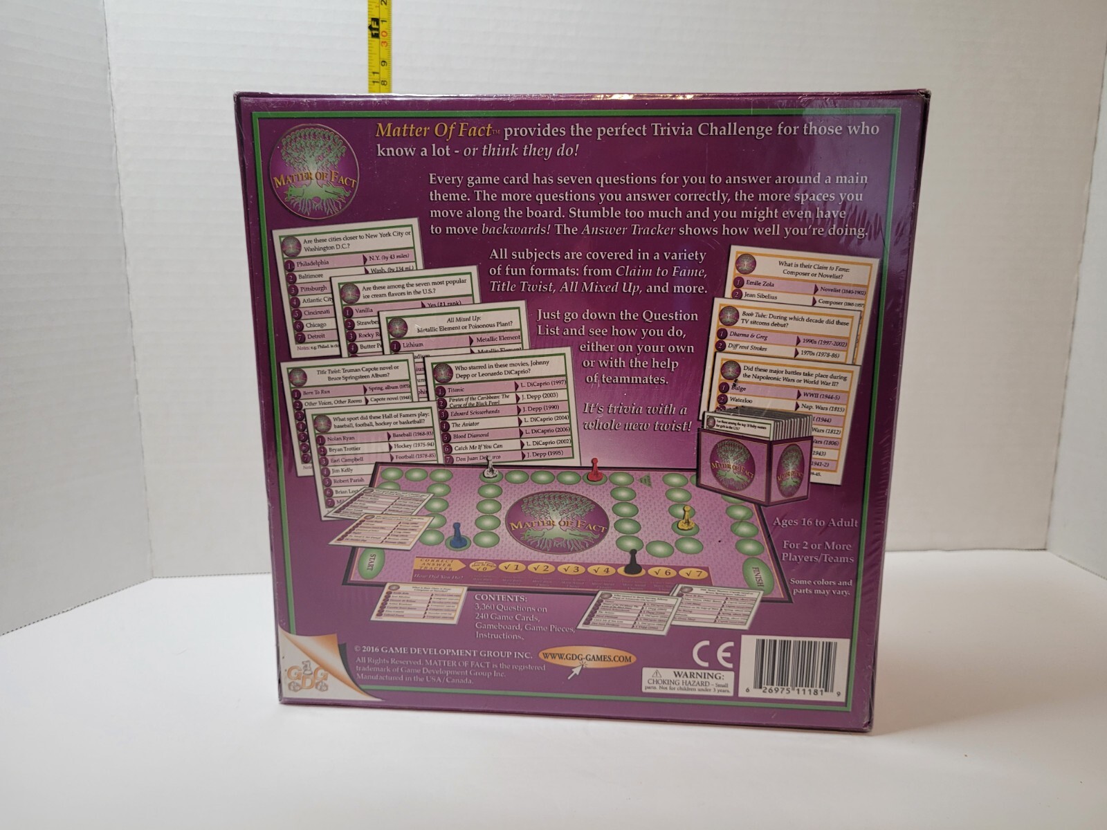 Matter of Fact Game A Rapid-Fire Trivia Challenge of Themed Categories. Know …