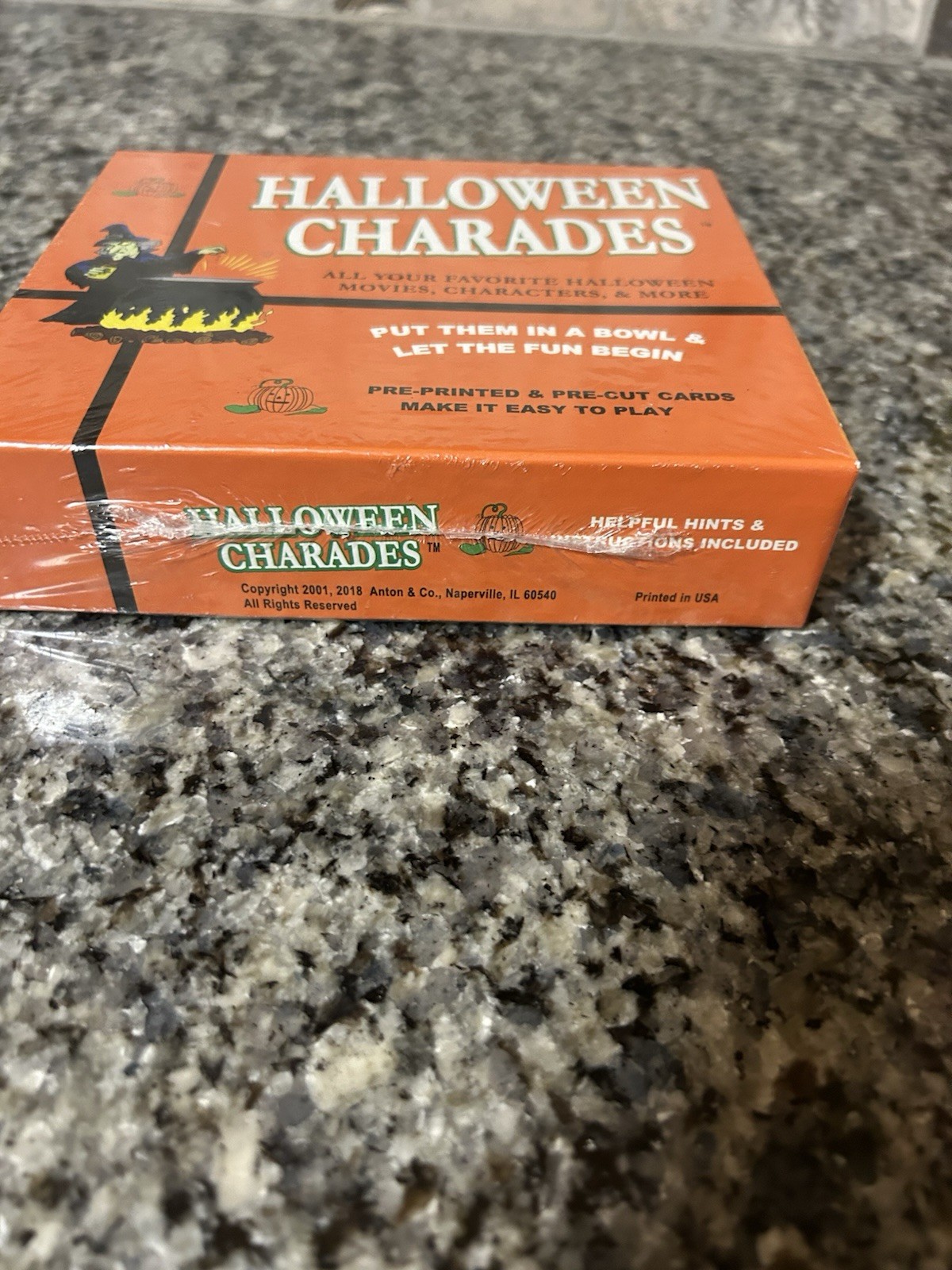 Halloween Charades Game NEW
