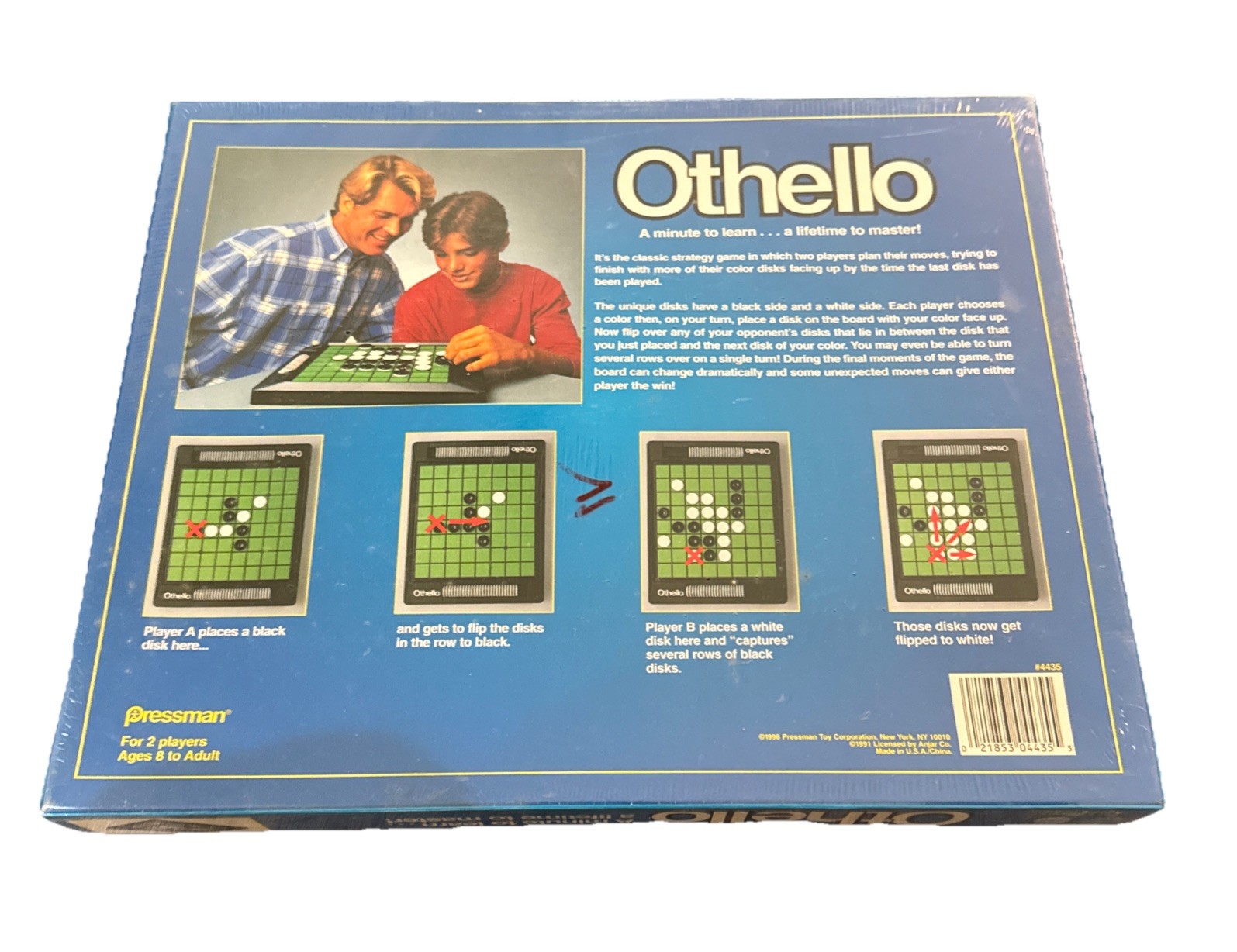 90’s Othello Classic Strategy Board Game by Pressman FACTORY SEALED