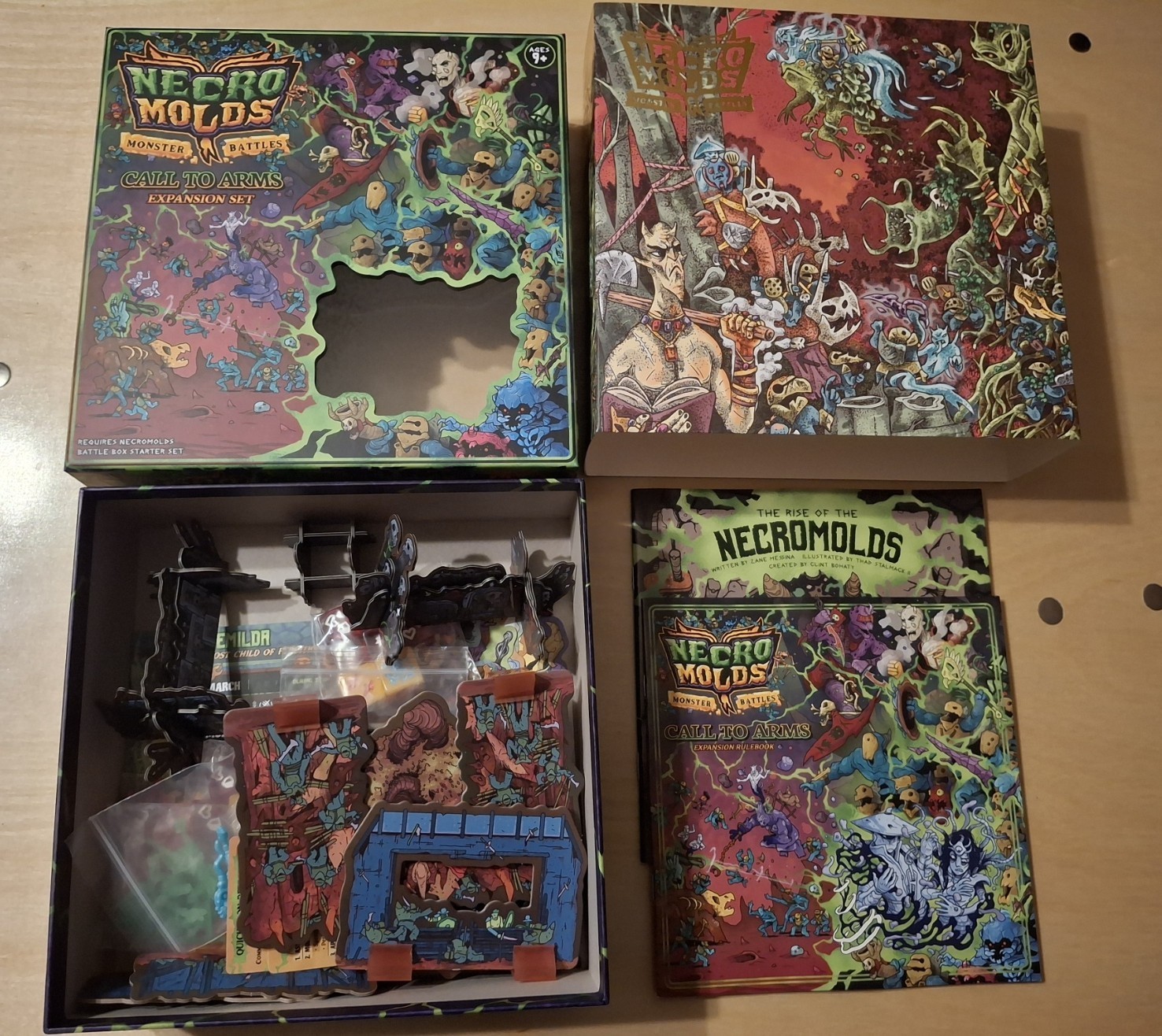 NECROMOLDS STARTER SET Battle Box + CALL TO ARMS Expansion + Kickstarter Extras!