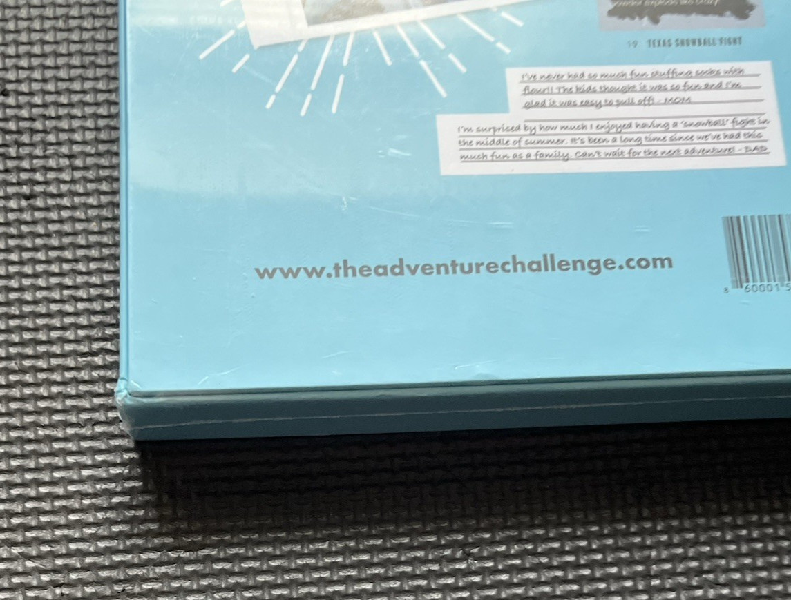The Adventure Challenge Family Edition – Scratch Off Activity Book & Photo Game