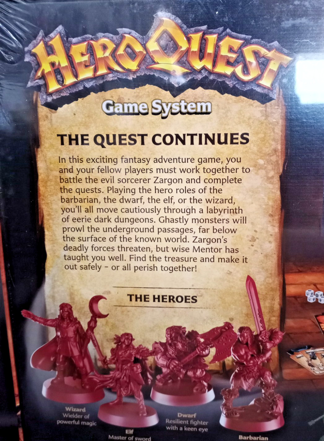 Hasbro HeroQuest Board Game Fantasy Adventure Game System New and Sealed