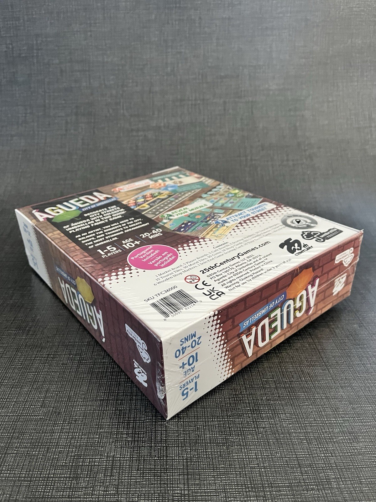 Agueda: City of Umbrellas – A Pattern Building Tile Placement Game For 1-5 Plyrs