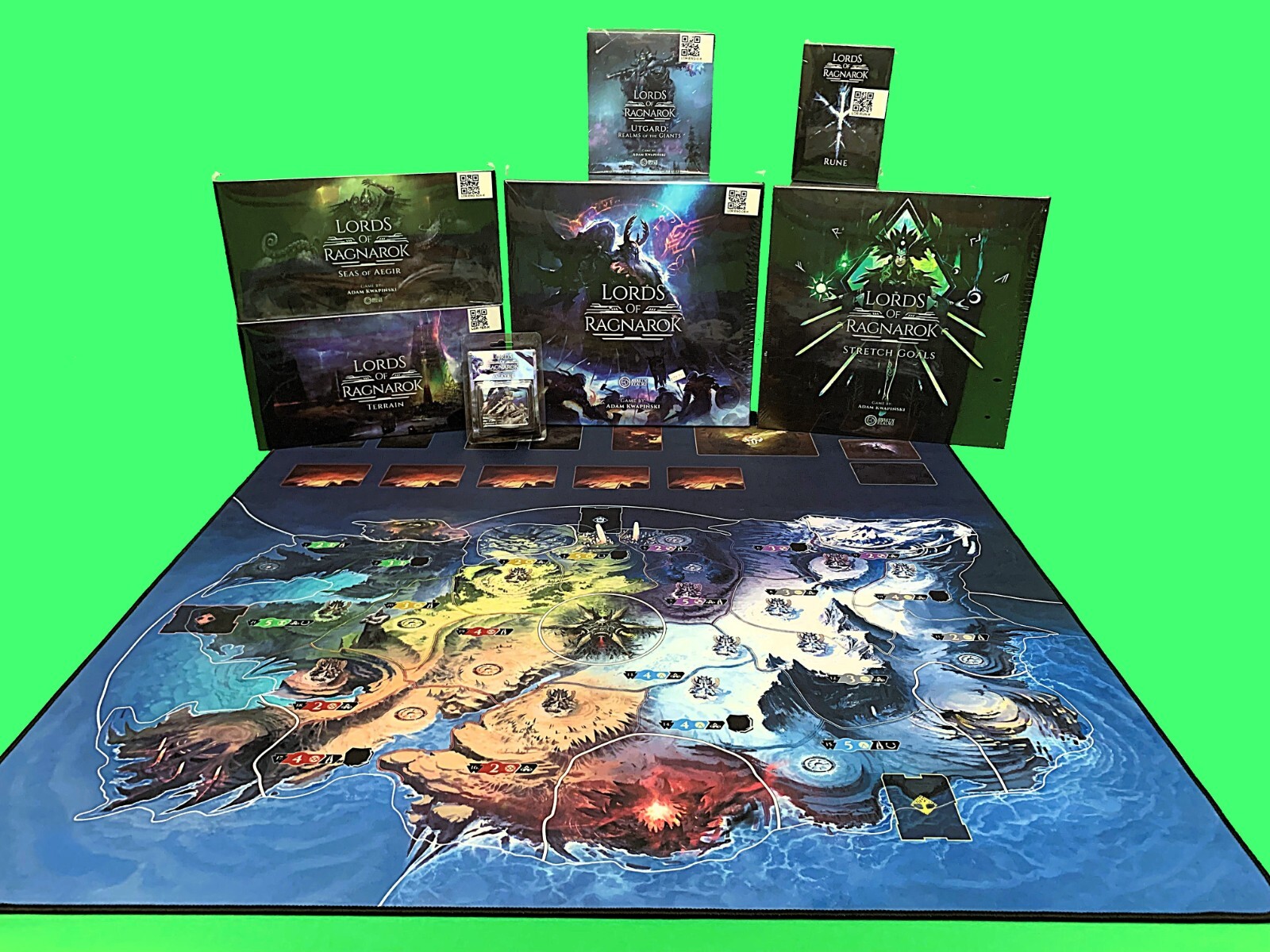 Lords of Ragnarok Kickstarter Board Game Bundle ($460 Value) Awaken Realms