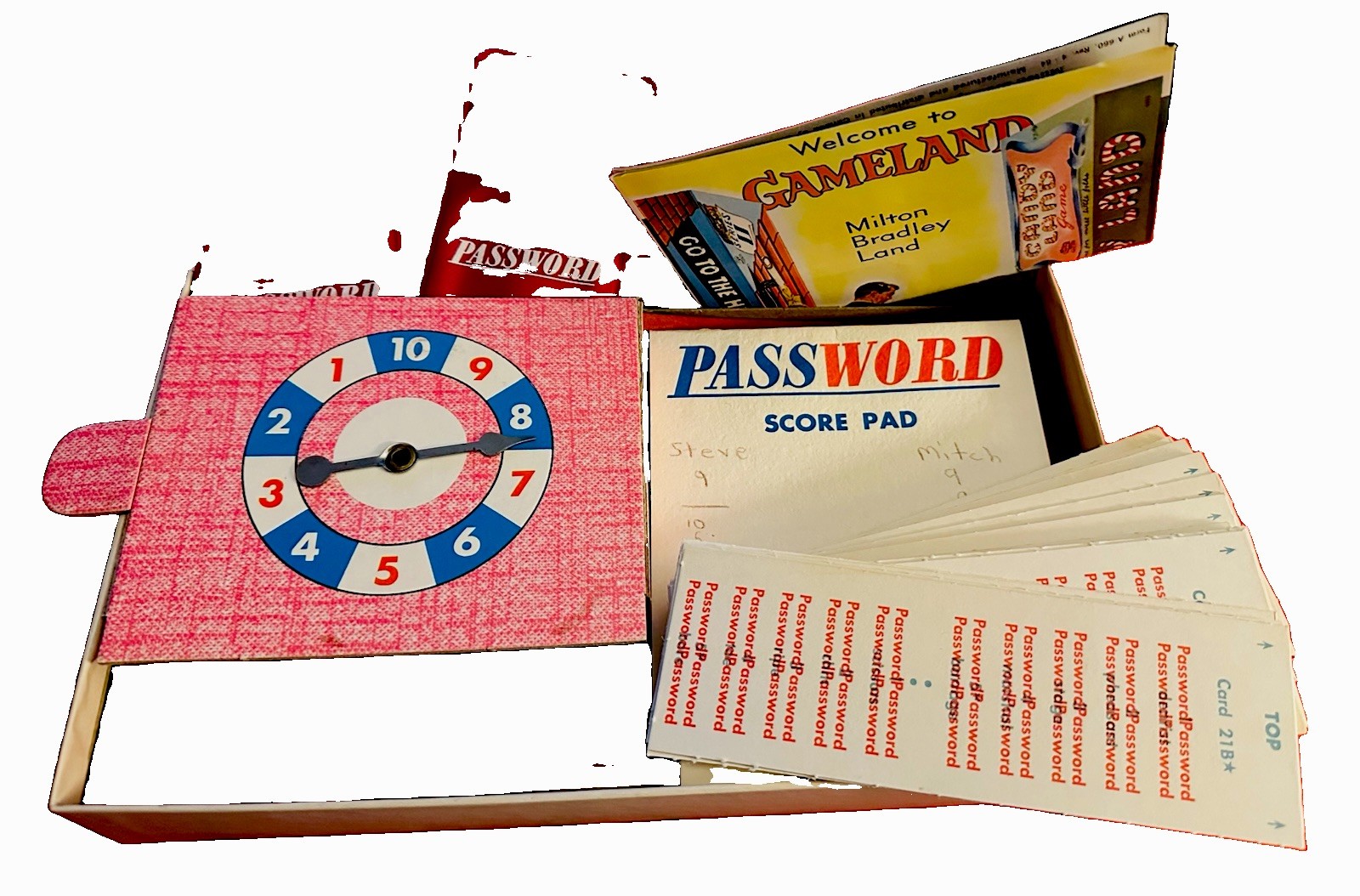 Vintage 1963 Milton Bradley Password Volume Three #4260 Complete in Box