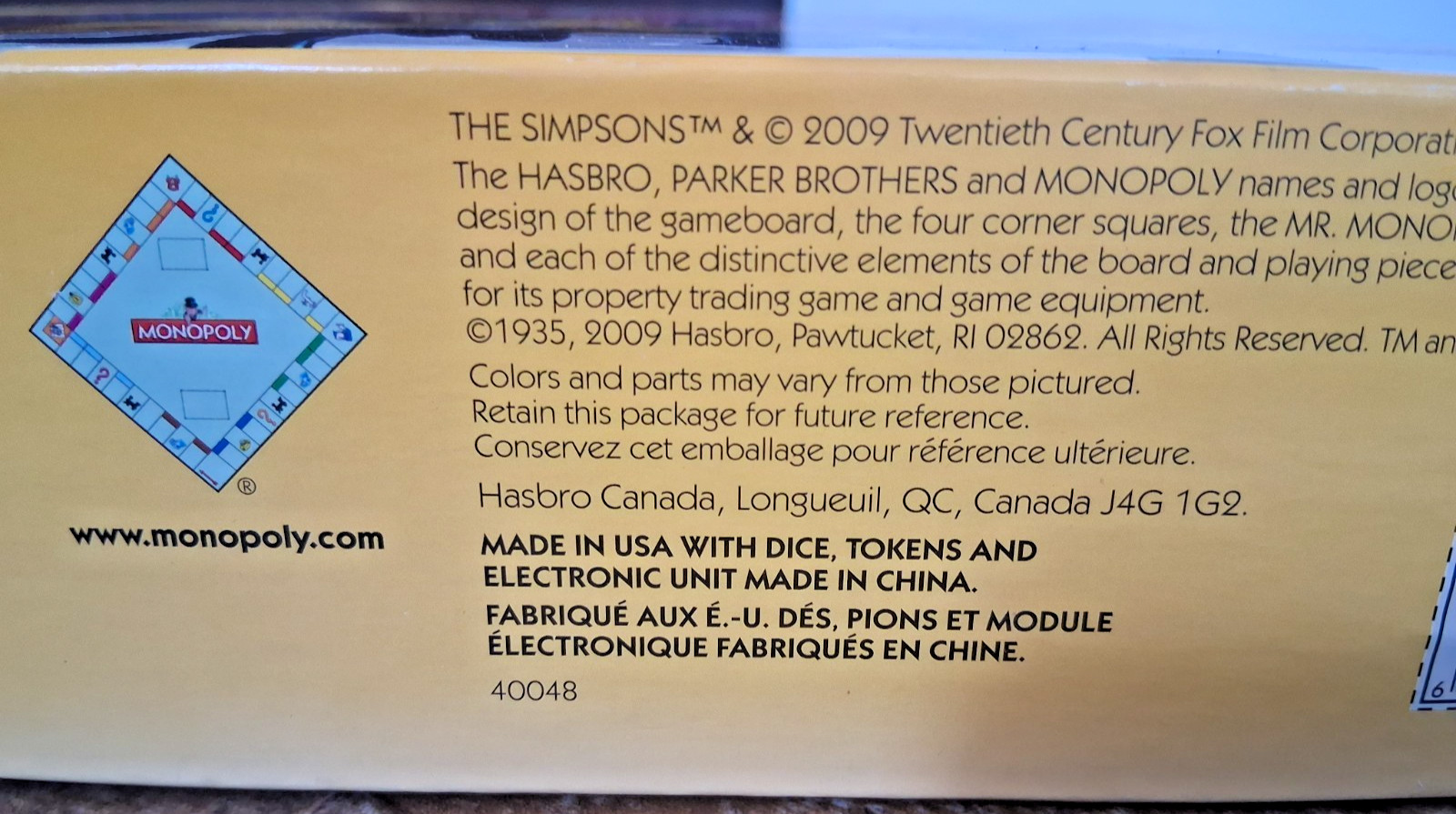 Monopoly: The Simpsons Electronic Edition Board Game