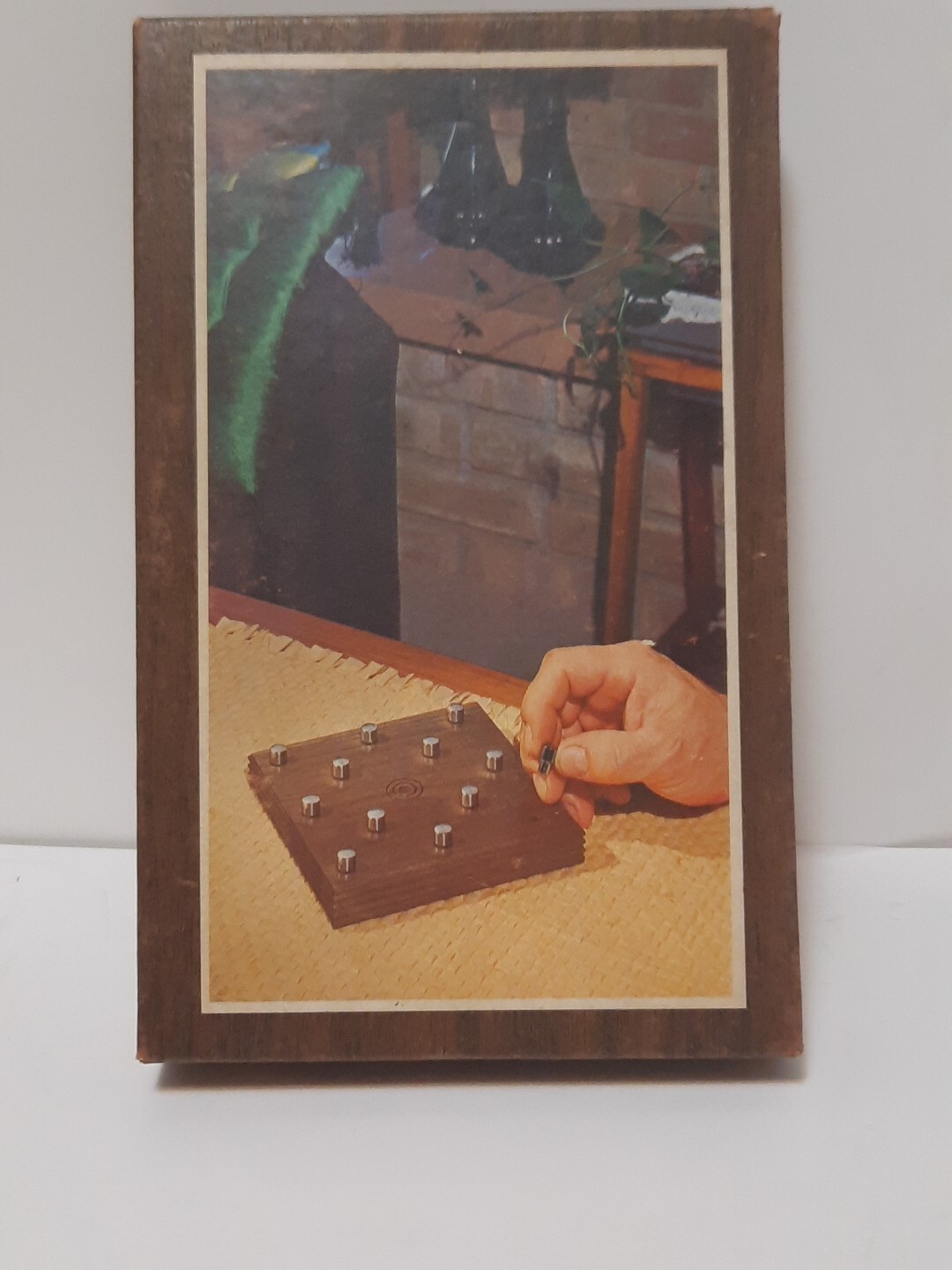 Vintage Hoyle Official Games The Bullseye Puzzler Game 1964 – 8106 Walnut – Rare
