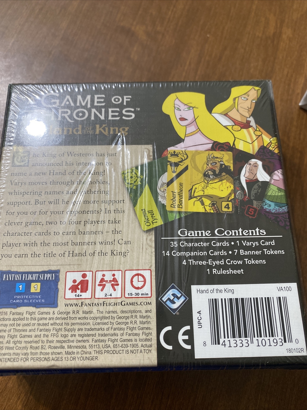 A Game of Thrones: Hand of the King – Whimsical Card Game of Wits Fantasy Flight
