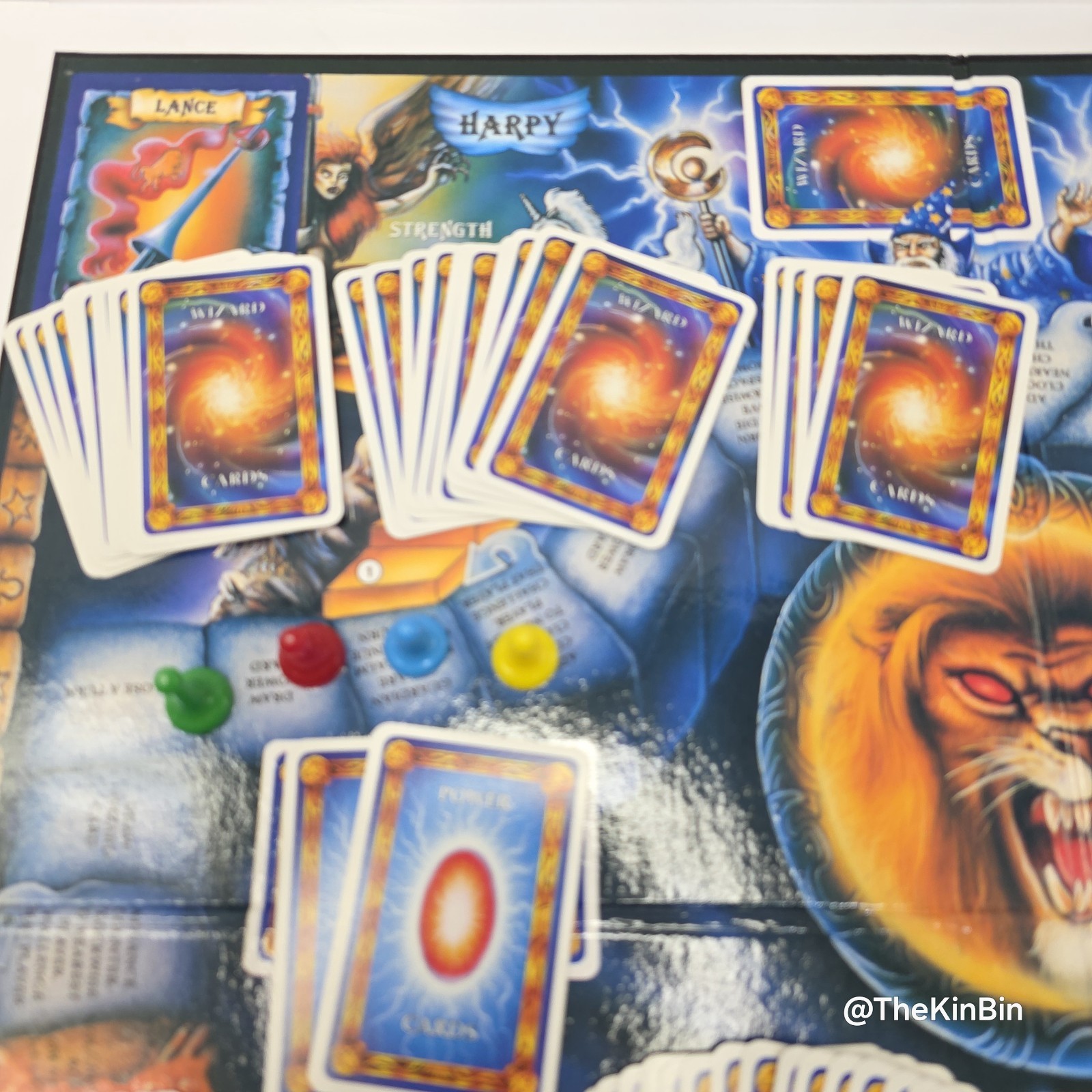 Challenge Of The Lion Lord 1995 Board Game Rare Vintage 100% Complete GUC