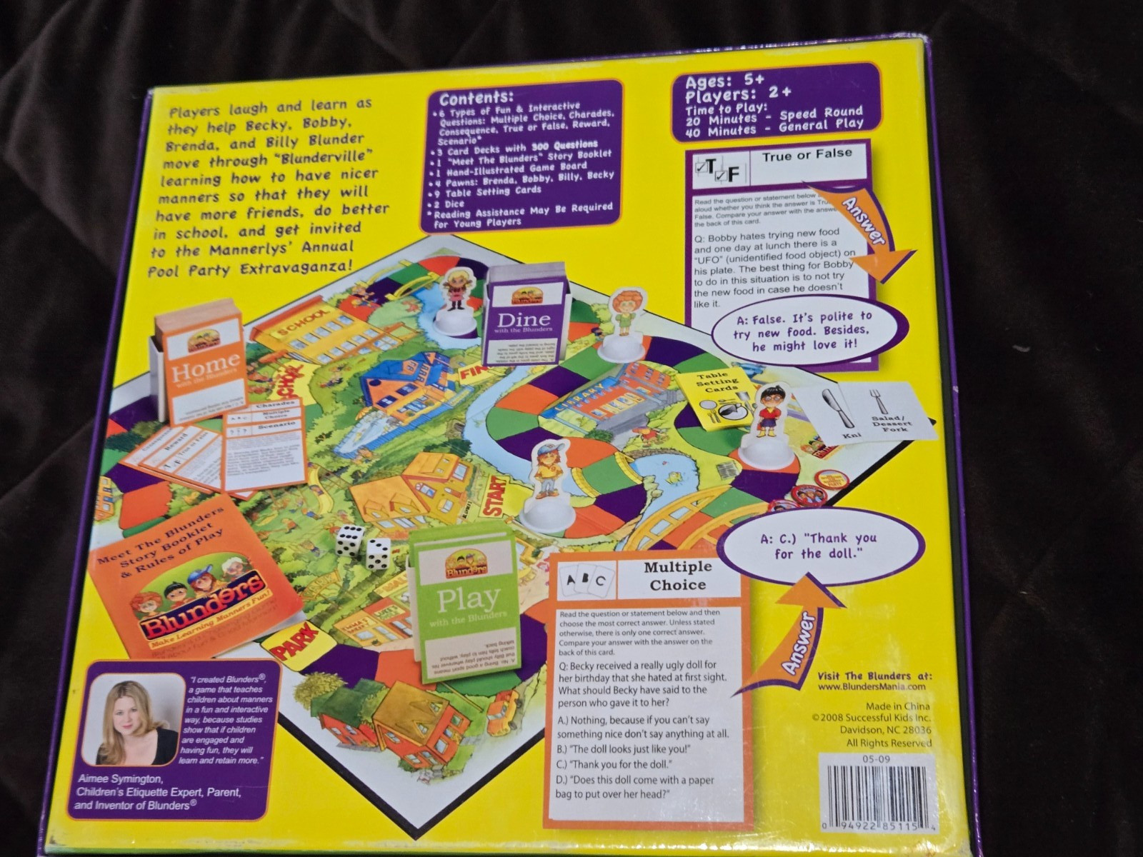 Blunders Board Game, Patch Products – Learning Manners Game-For Ages 5+ COMPLETE