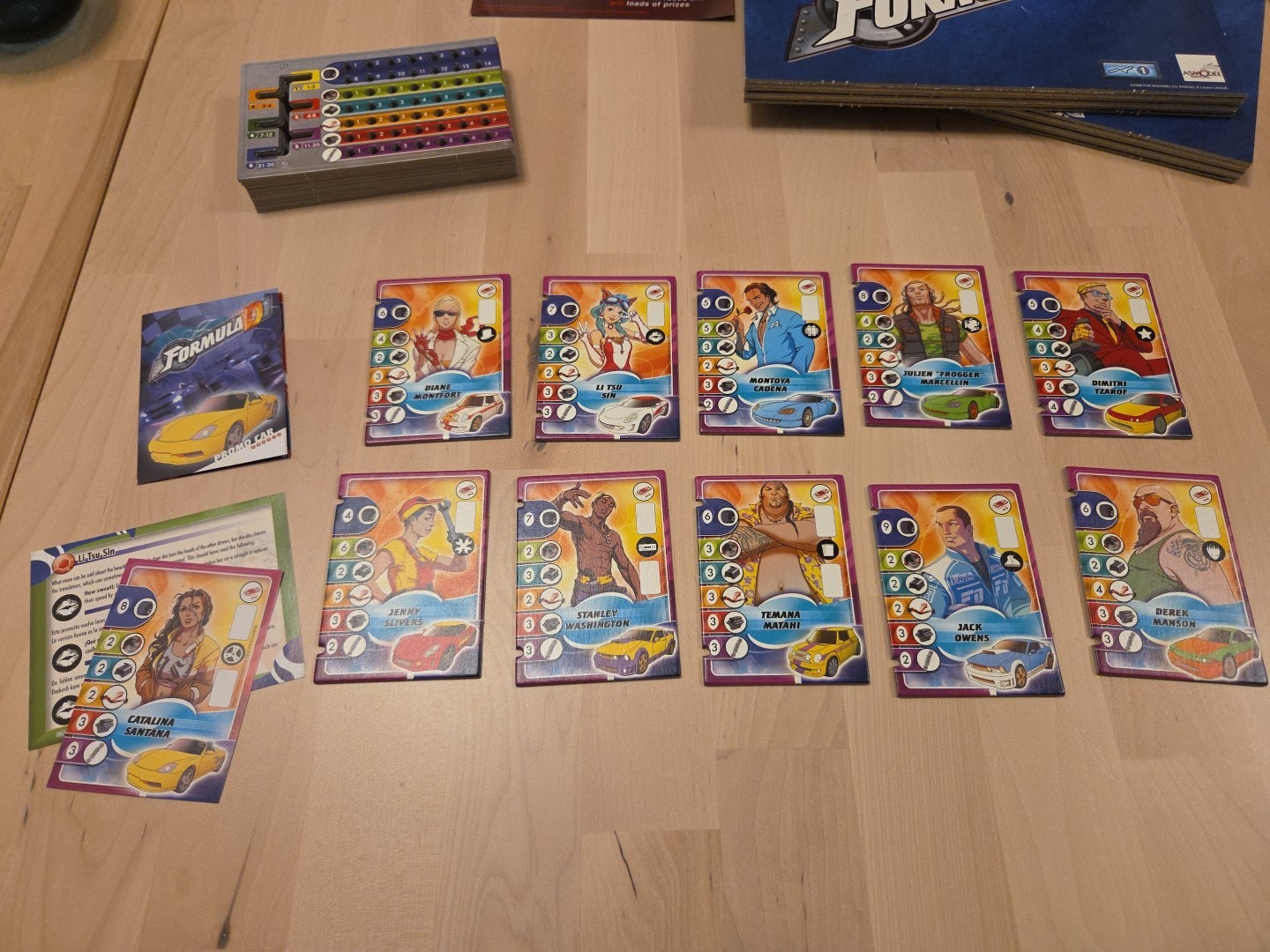 Asmodee Formula D Board Game – Complete With Promo Car & Catalina Santana Card