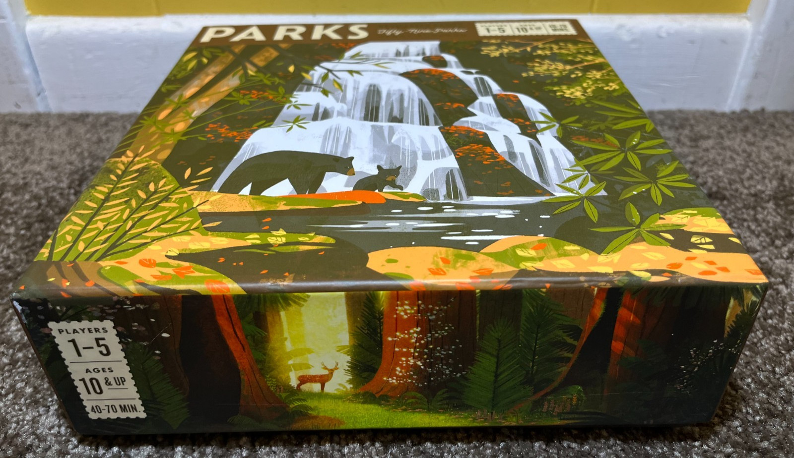 Keymaster Games PARKS Board Game + Wildlife Expansion, 100% Complete, VG++