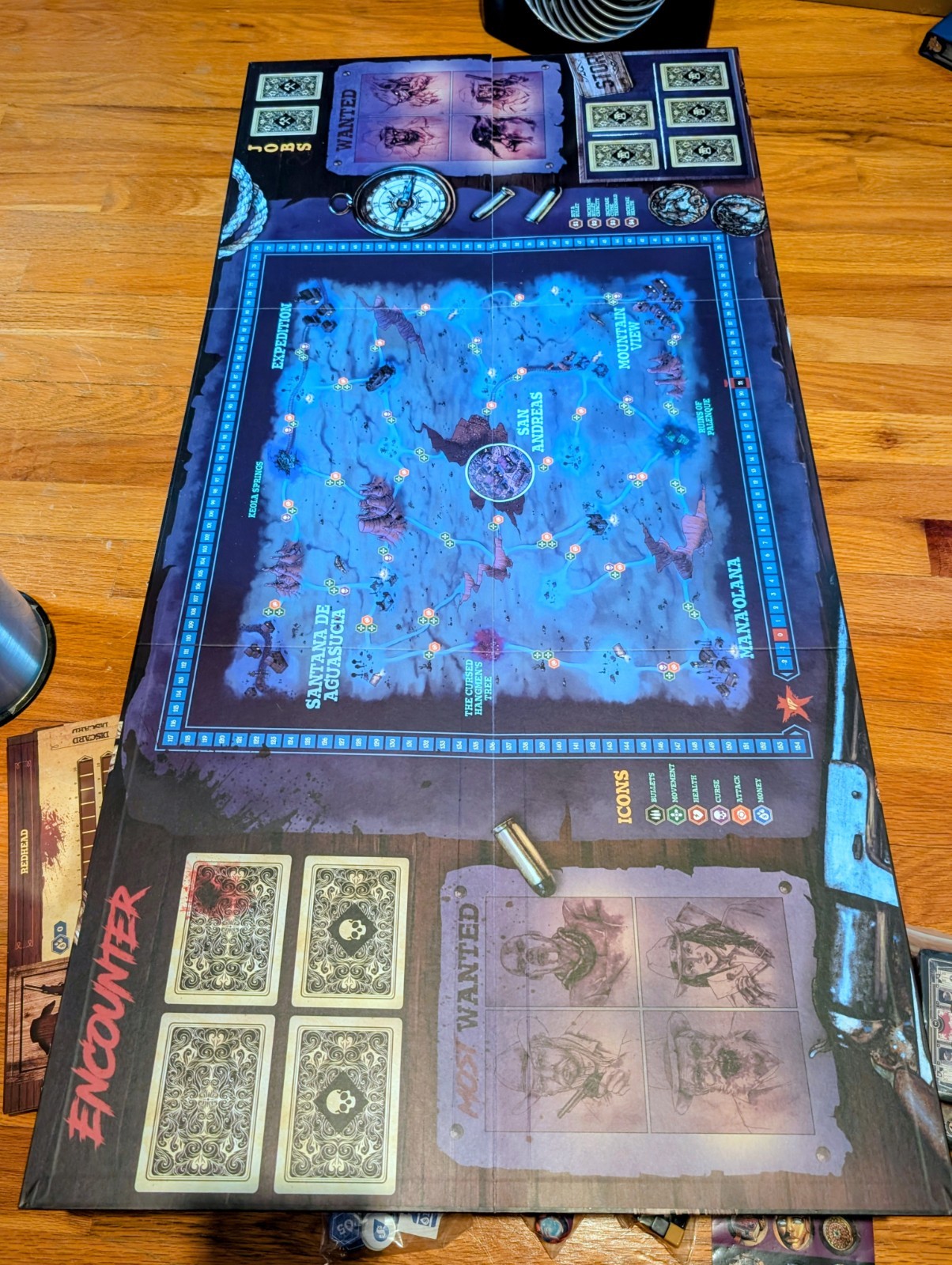 The Few And The Cursed Board Game by Rock Manor Games Based on the Comic Book
