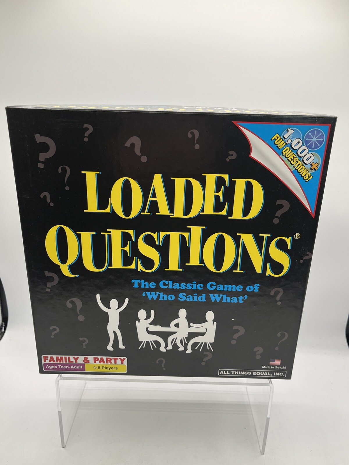 Loaded Questions Family &Party Game 2014 Teen-Adult Classic Game “Who Said What”