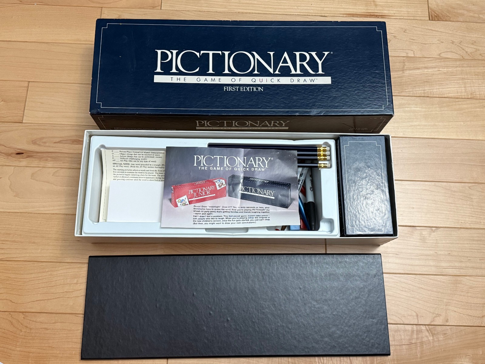 VINTAGE 1985 Pictionary FIRST EDITION Board Game 100% Complete & Great Condition