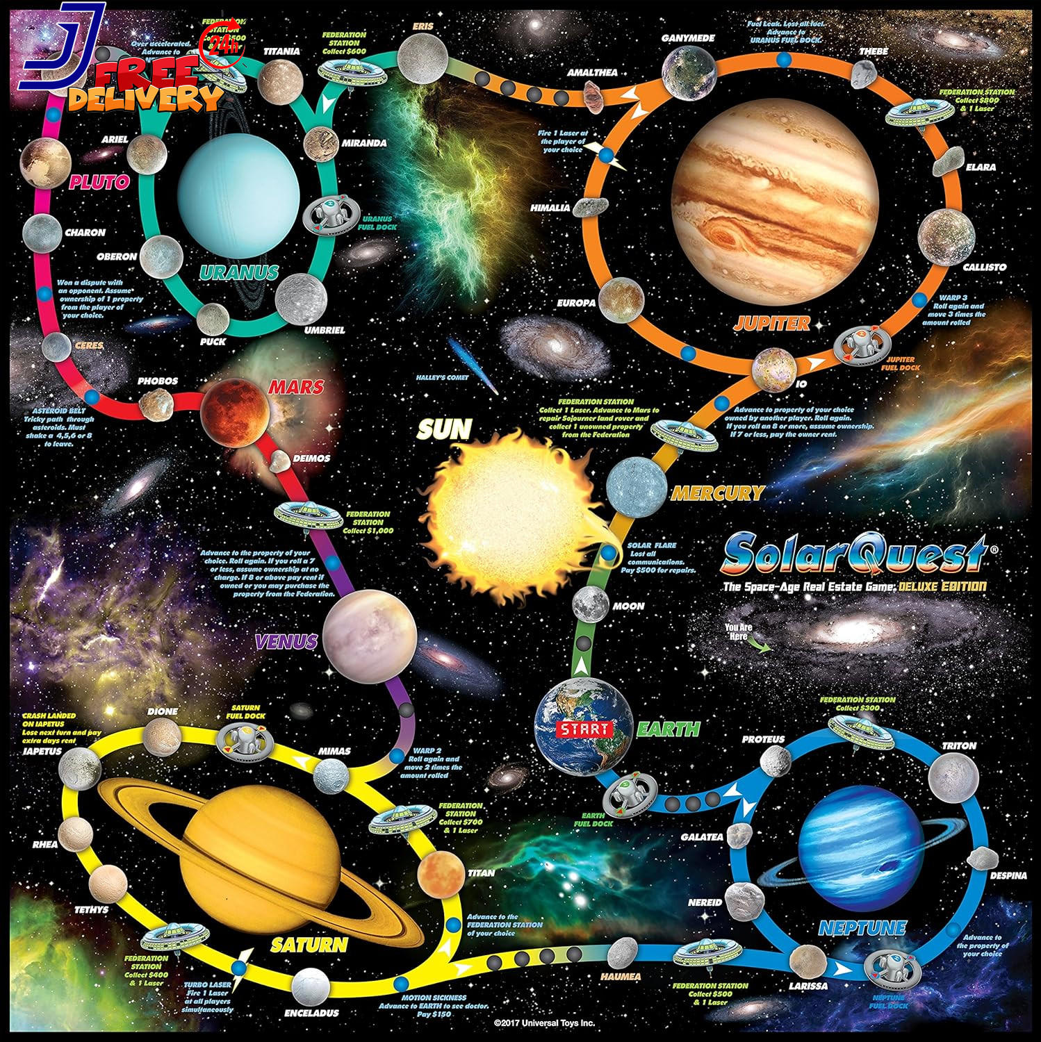 The Space Age Real Estate Game Deluxe Edition US ONLY NEW