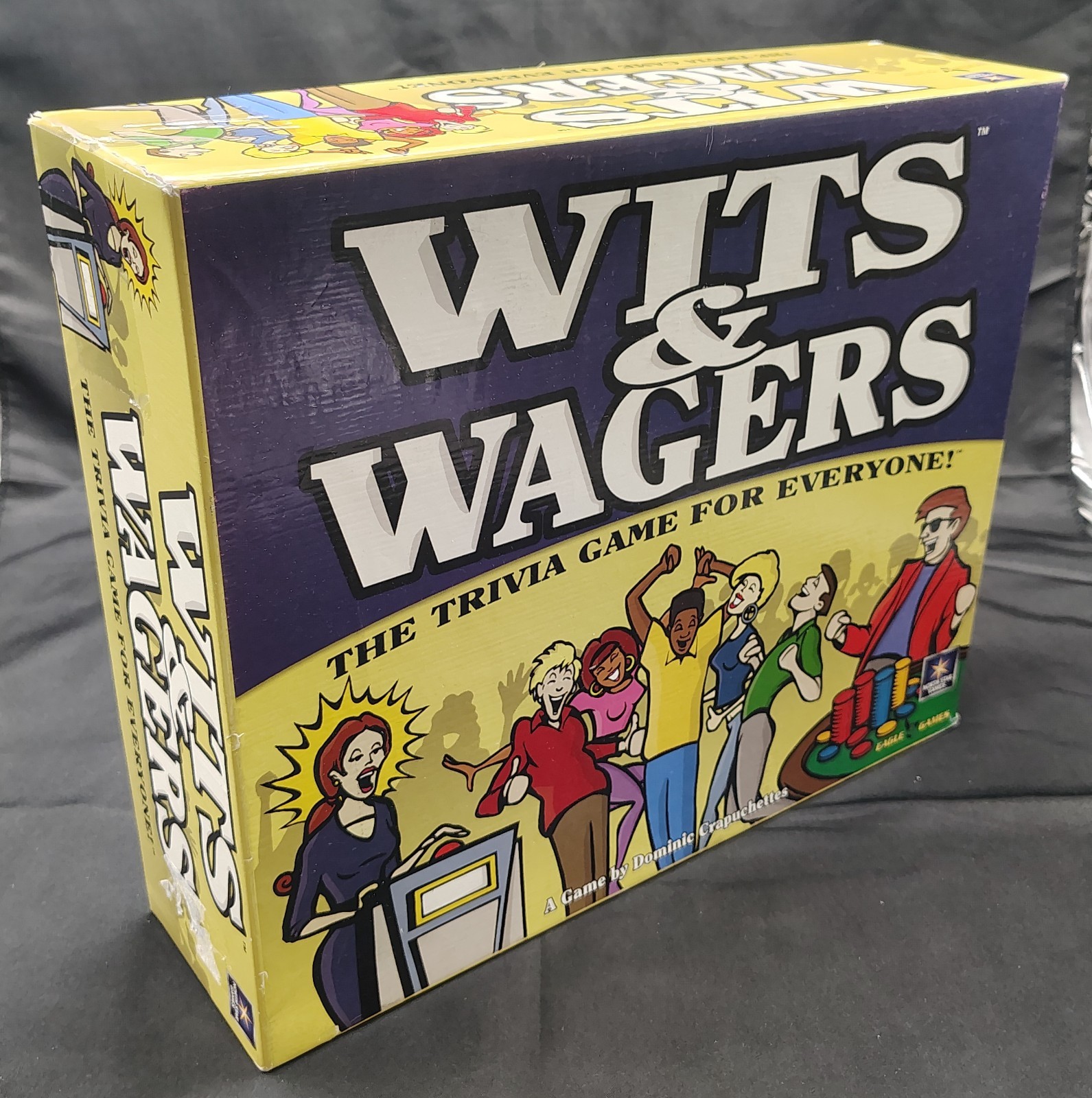 Wits & Wagers board game from North Star Games — first edition with rubber mat