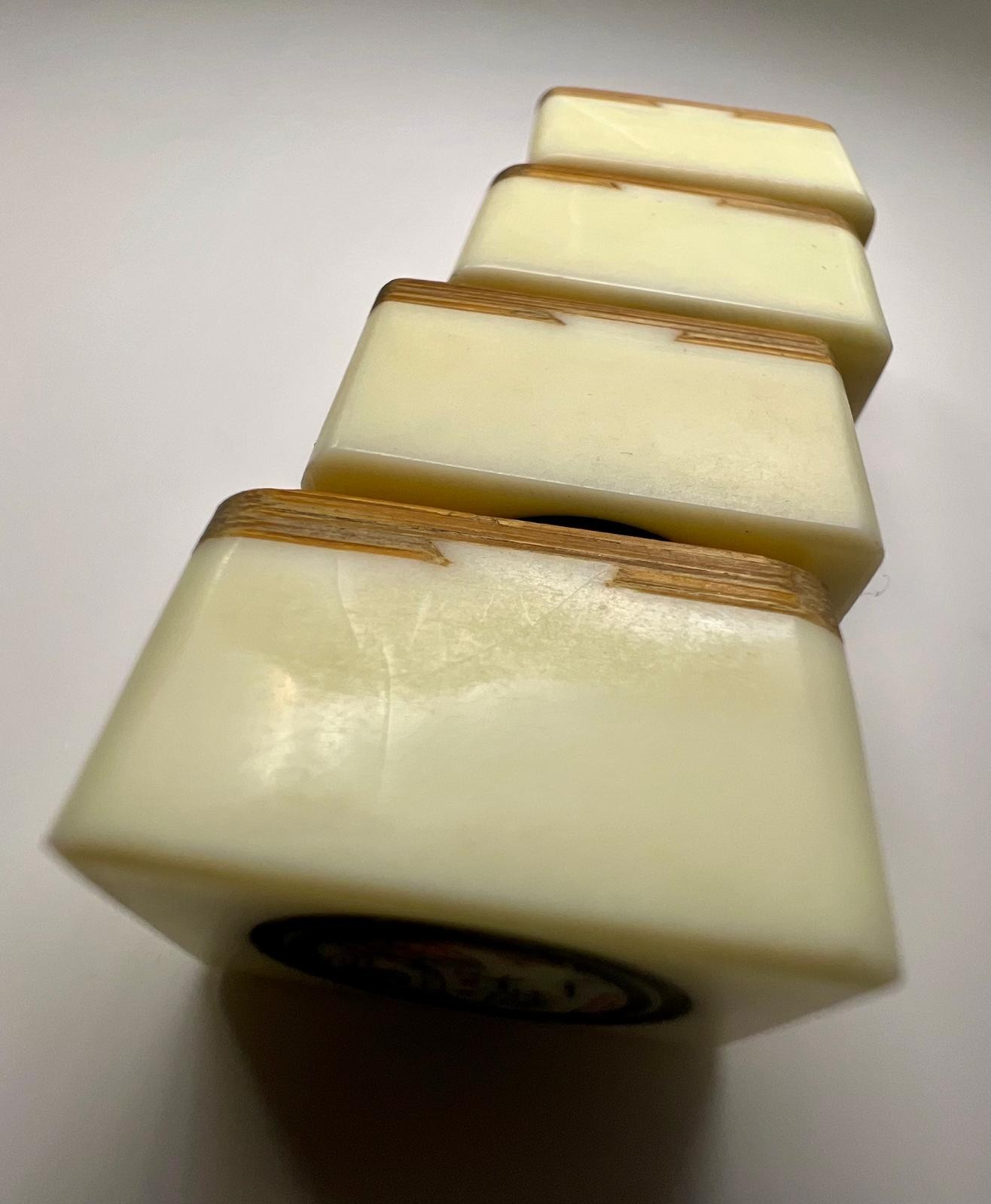 Vintage Bone & Bamboo Mah Jong Set