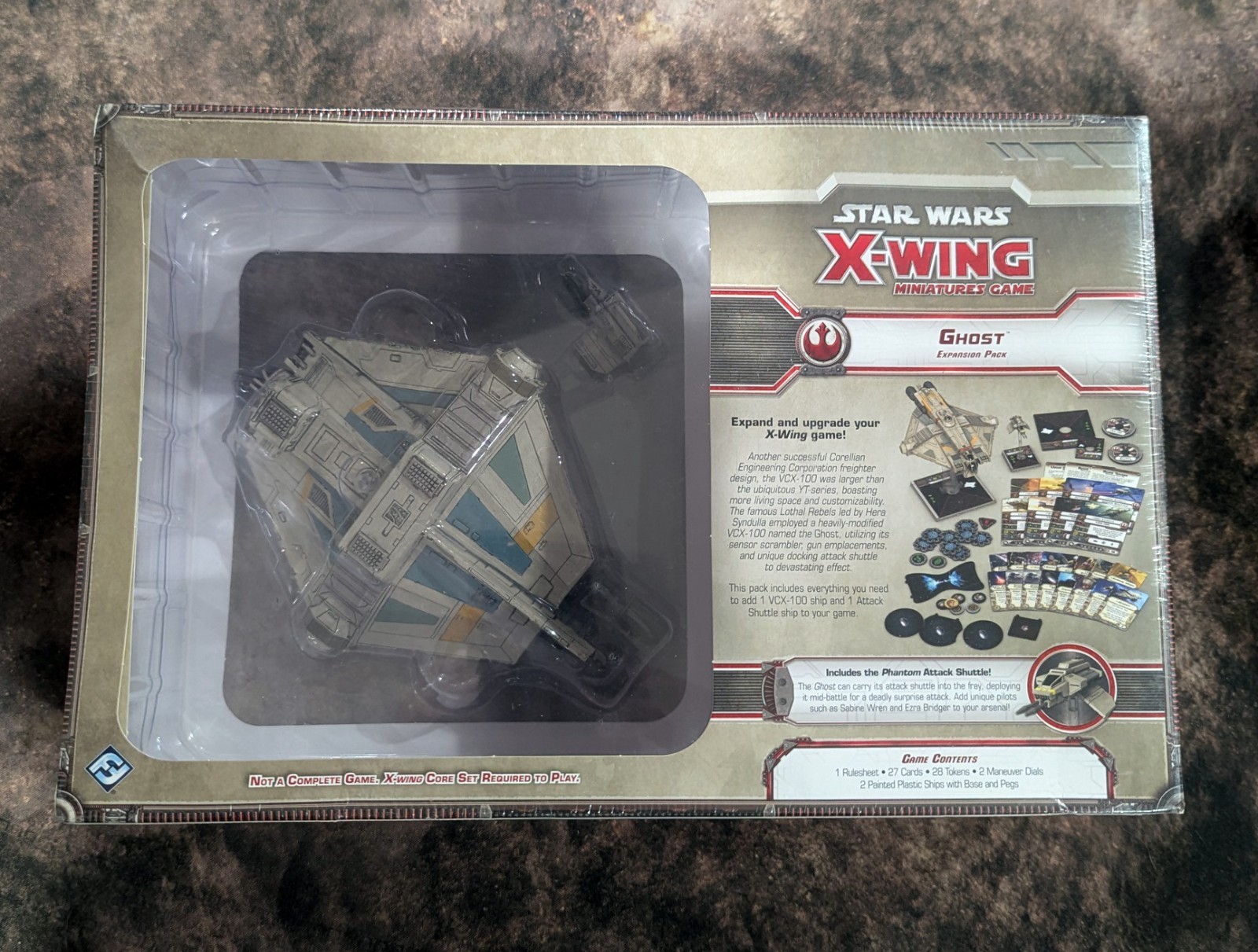 Star Wars: X-Wing Miniatures 1.0 – Ghost Expansion Pack | BRAND NEW IN BOX | OOP