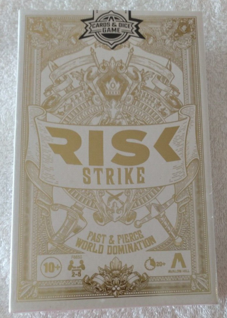 NEW Risk Strike Cards Dice Game Quick-Playing Strategy Card Game Ages 10+
