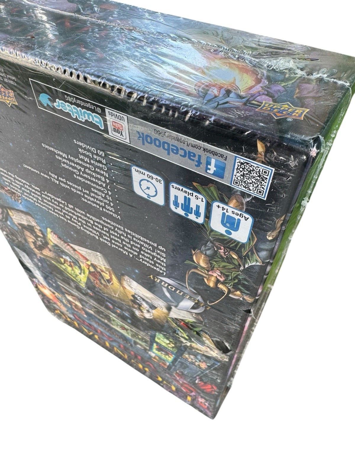 New Sealed Marvel Legendary Villains Deck Building Cards Upper Deck Board Game