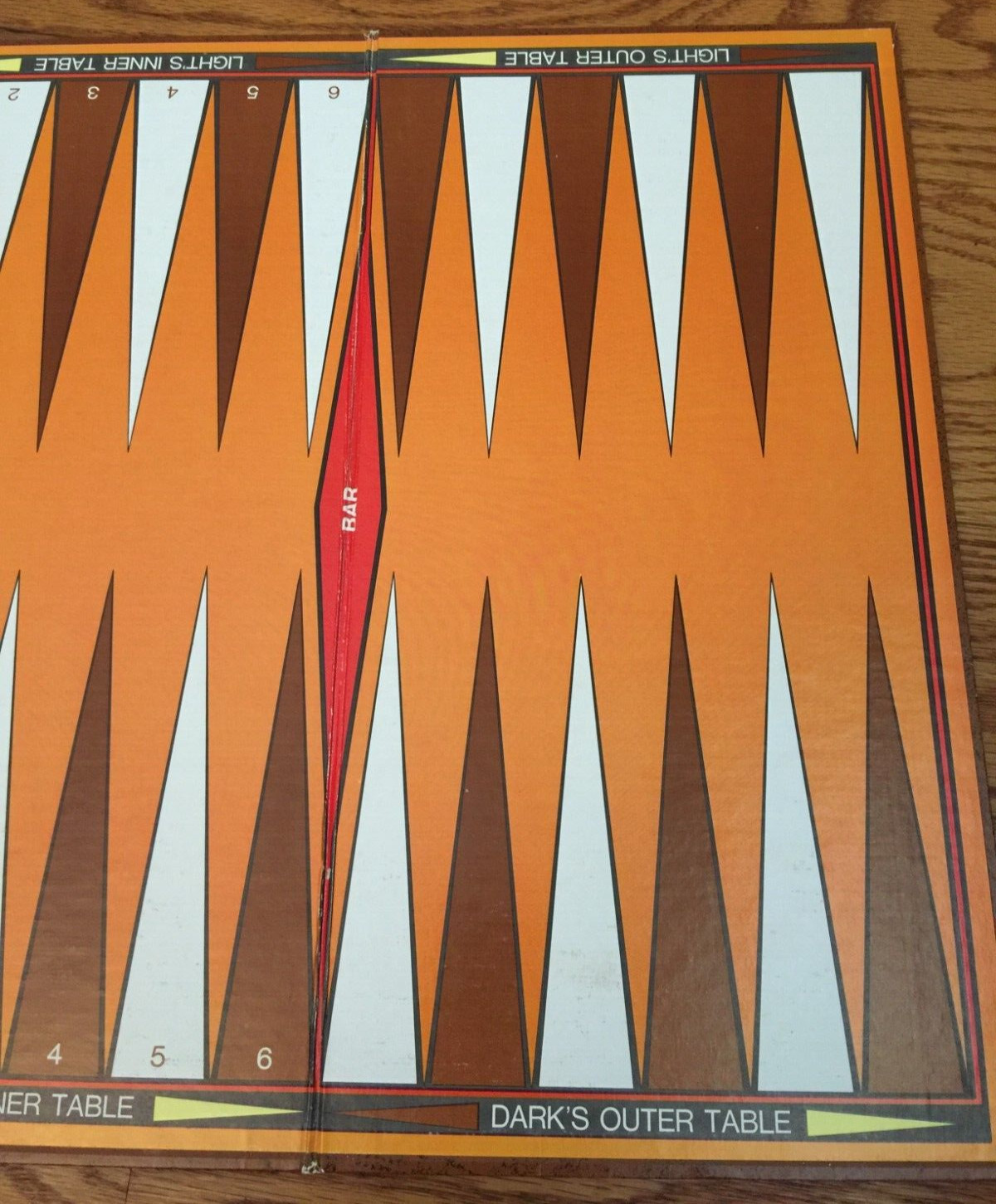VINTAGE 1973 WESTERN PUBLISHING WHITMAN BACKGAMMON GAME 4832 COMPLETE MADE USA