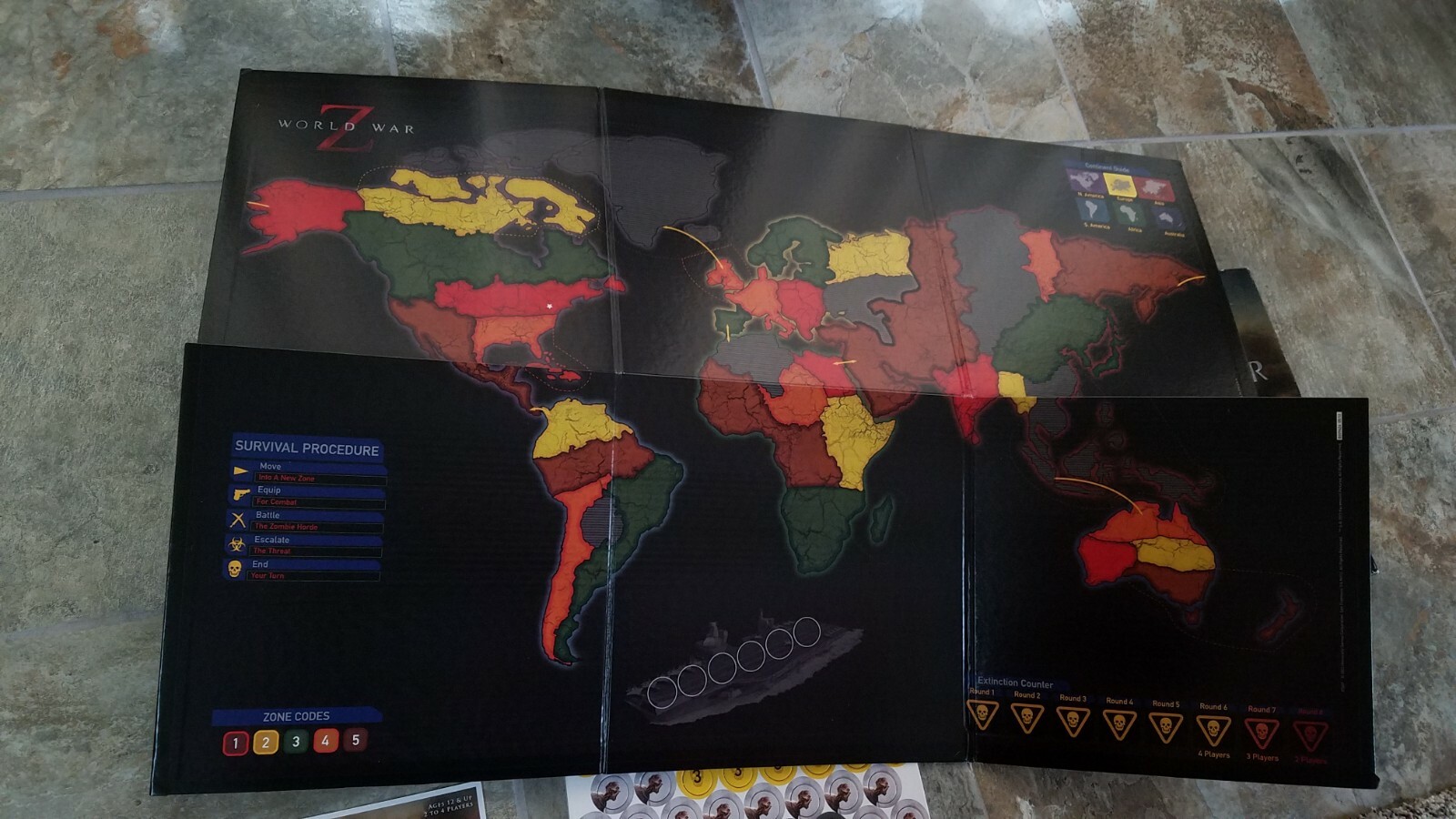 World War Z The Game Zombie Apocalypse Movie Board Game University Games NEW