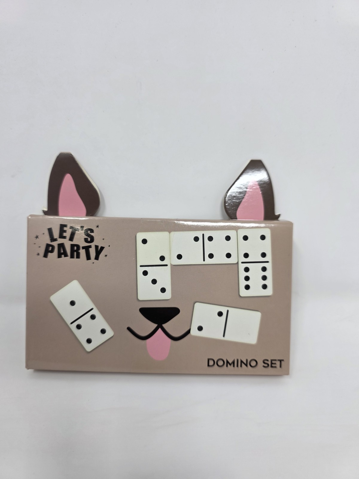 Let’s Party Mini Animal Themed Domino Set 28 Piece Pack Of 3 (Panda, Frog & Dog)