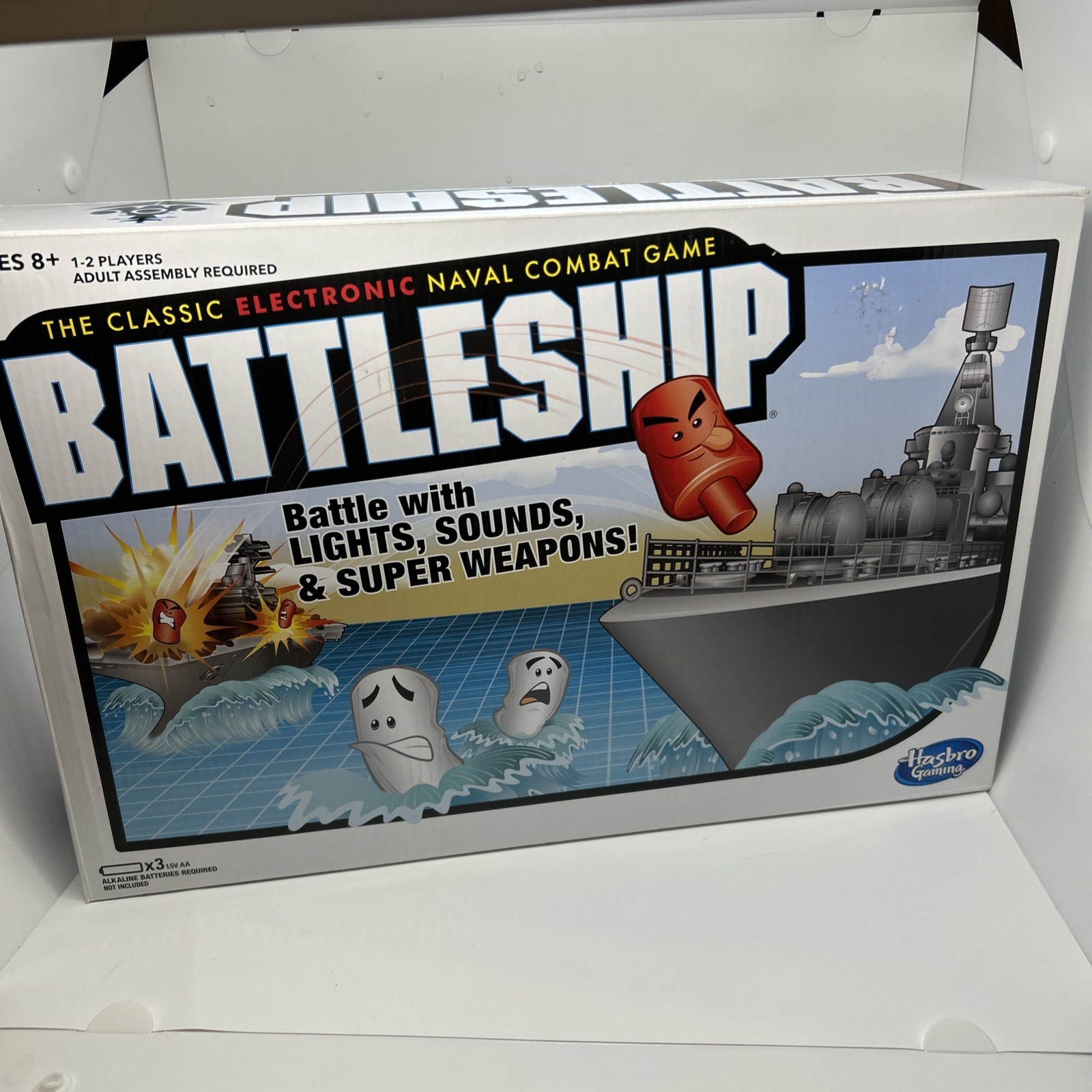 Hasbro Electronic Battleship A3846 Sea Battle Family Board NEW Open Box Combat