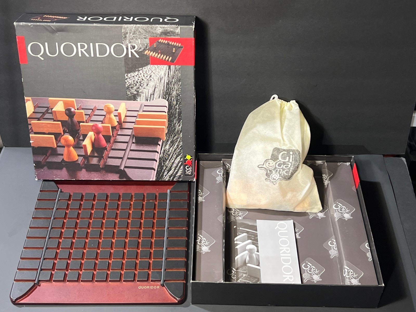 Quoridor Game Wood Pieces Gigamic 1997 Mirko Marchesi With Instructions COMPLETE