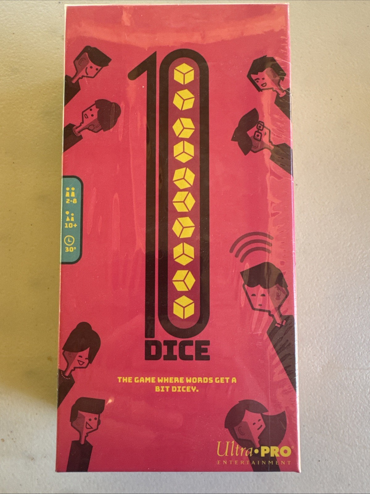 Ultra Pro Entertainment 10 Dice Board Game New Sealed Word Party Game