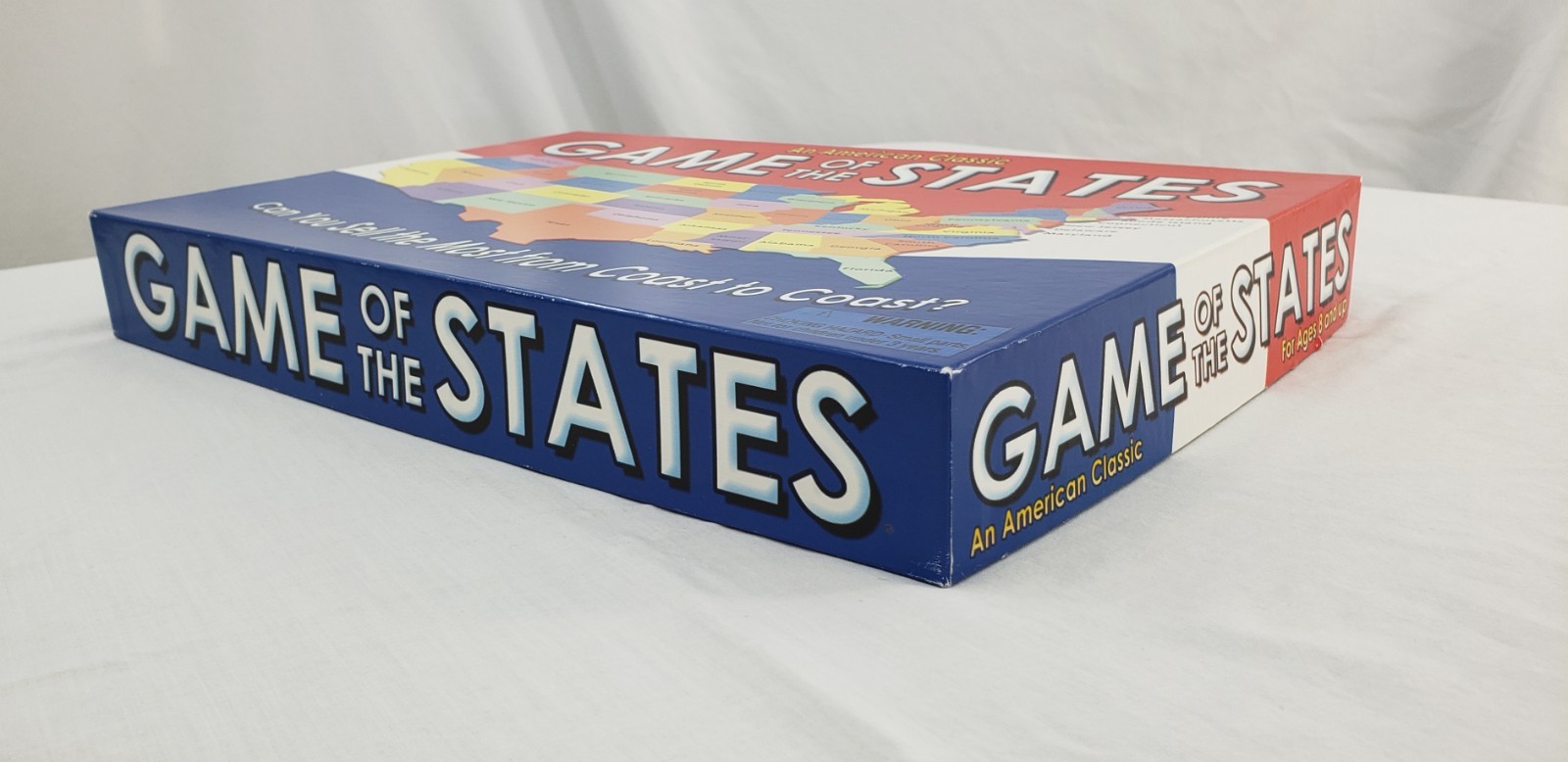 Game Of The States Board Game An American Classic 8 & Up Pre-Owned