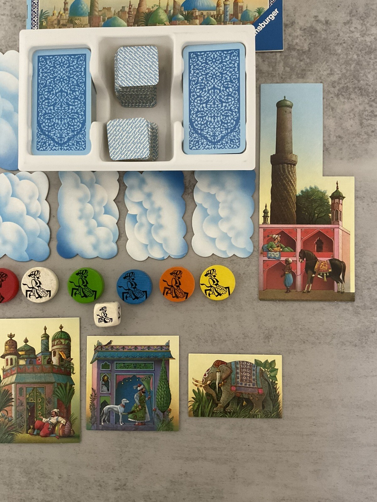 988 Ravensburger Flying Carpet Fantasy Board Game Replacement Pieces Parts