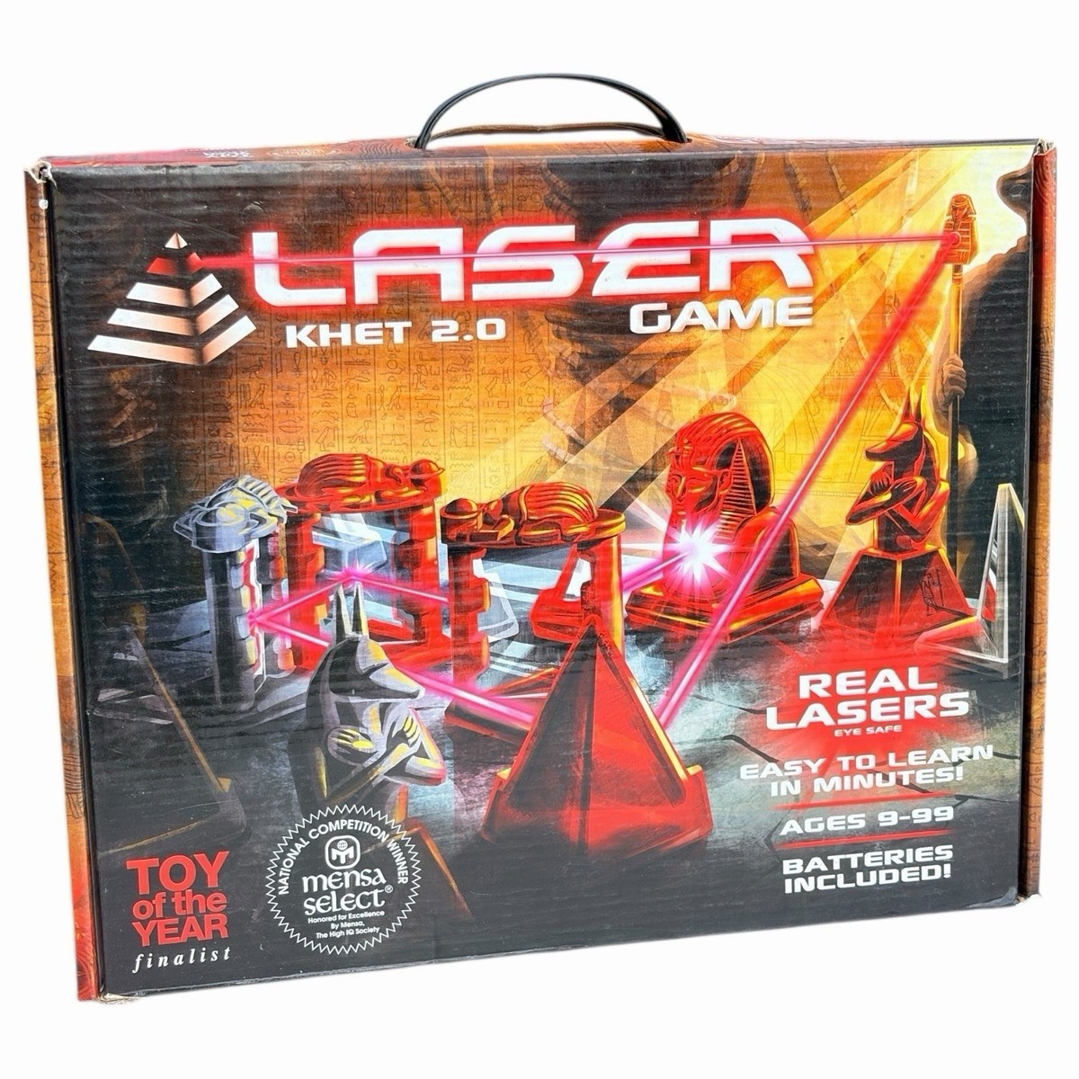 LASER Board Game Khet 2.0 Strategy Mensa Select Toy of the Year Complete WORKS
