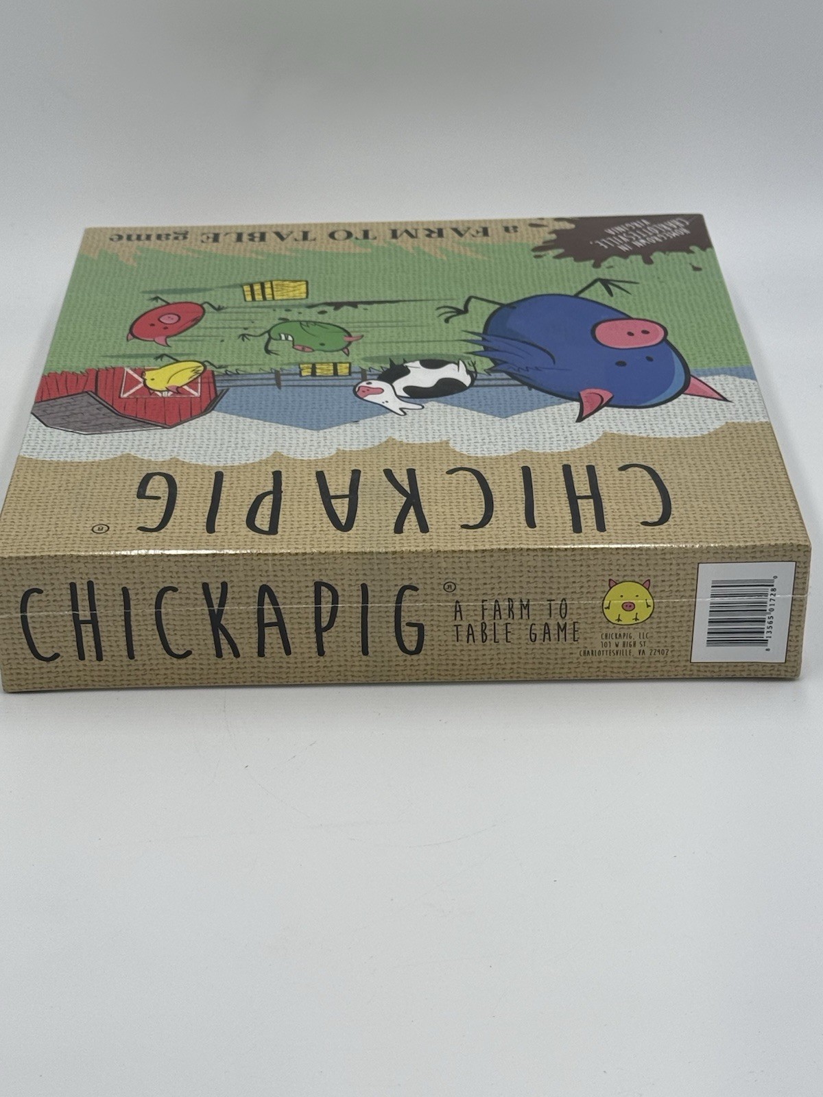 Chickapig Board Game With Chicken-Pig Hybrids Strategy Pooping Cow