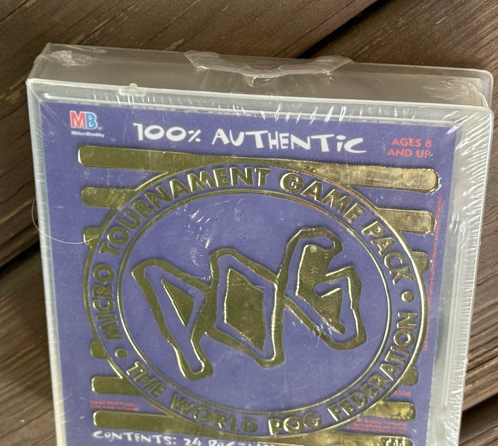 VTG Sealed New 1995 The World POG Federation Micro Tournament Game Pack MB