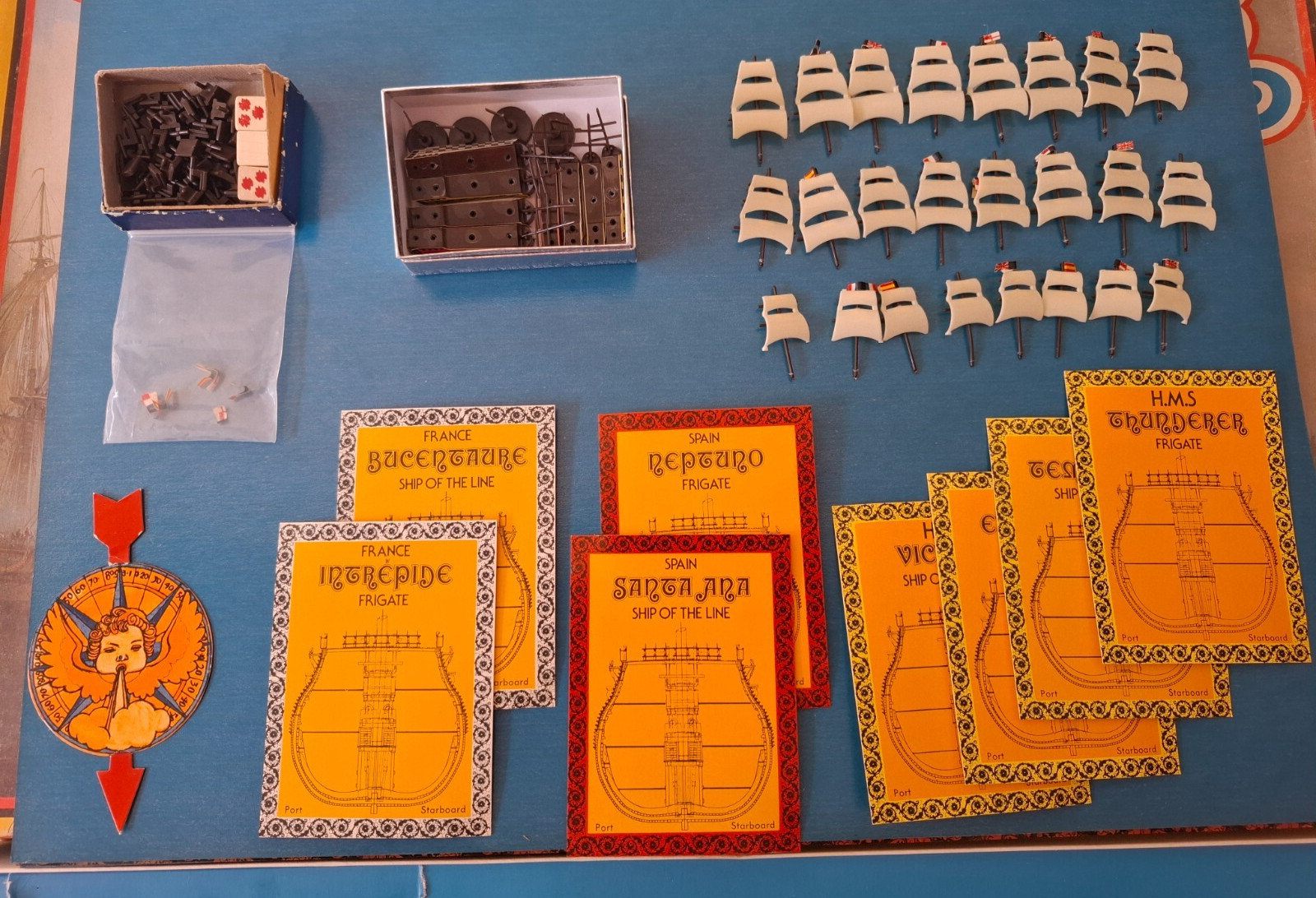 Trafalgar The realistic Sea battle game – Action Games and Toys Ltd 1973
