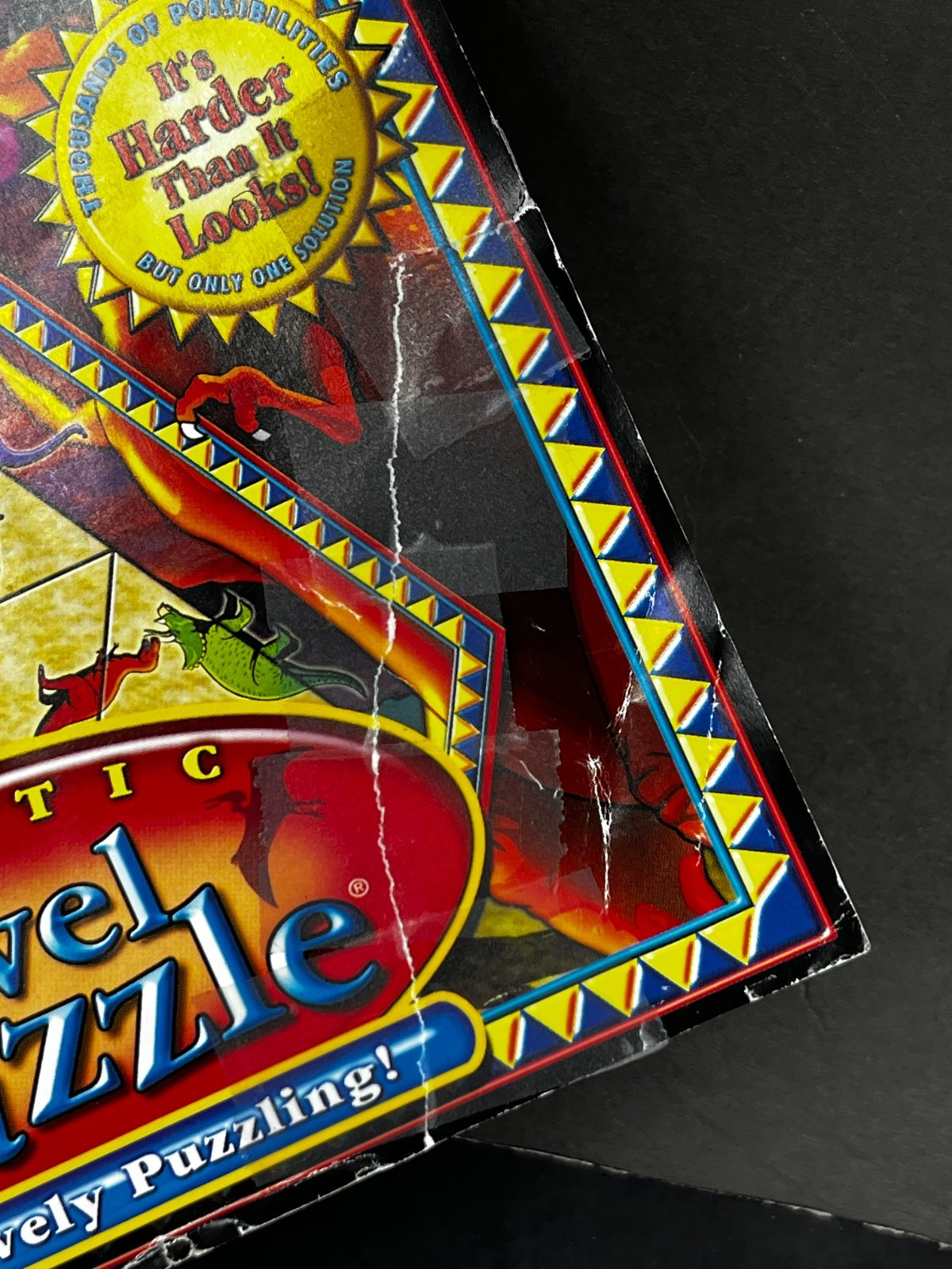 Magnetic Travel Triazzle Triangle Puzzle Jurassic Dinosaurs Dan Gilbert DaMert