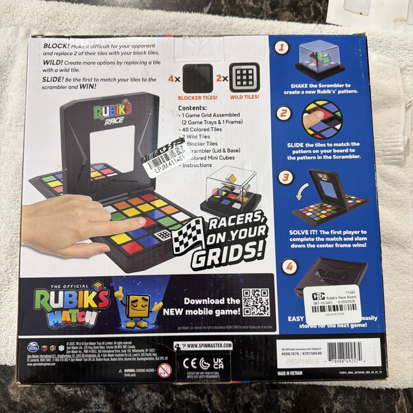 SEALED Rubik’s Race METALLIC EDITION, Classic Fast-Paced Strategy Board Game