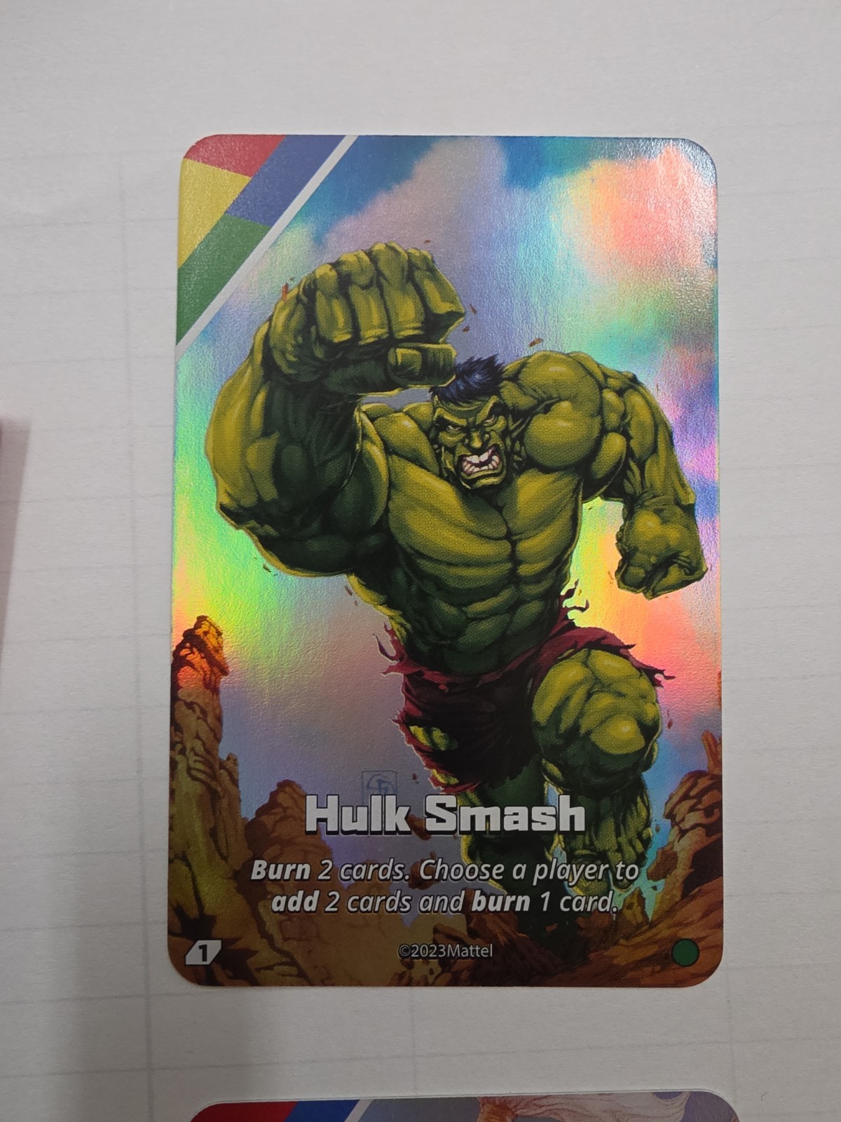 Marvel Card Game UNO Ultimate Marvel – 2023 4 Chase Foil Cards
