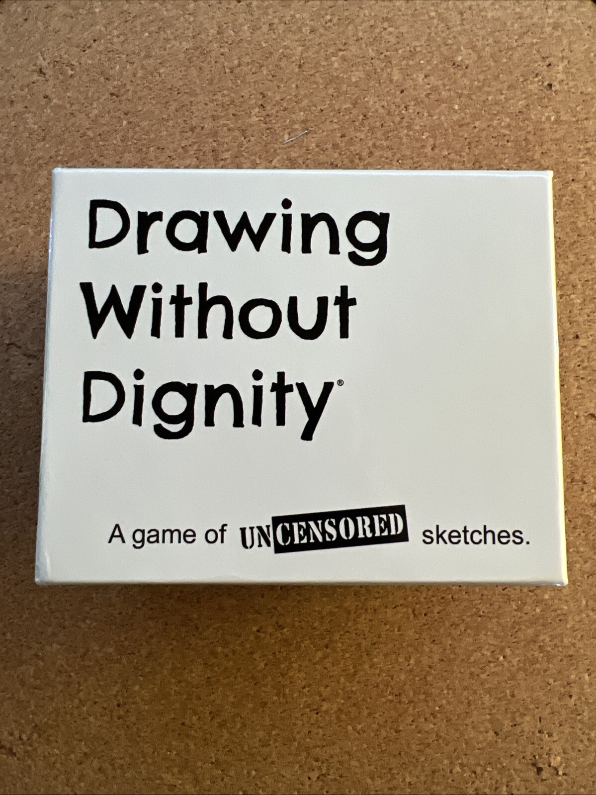 Drawing Without Dignity Game Uncensored Sketches Ages 17+ (Unsealed/Never Used)