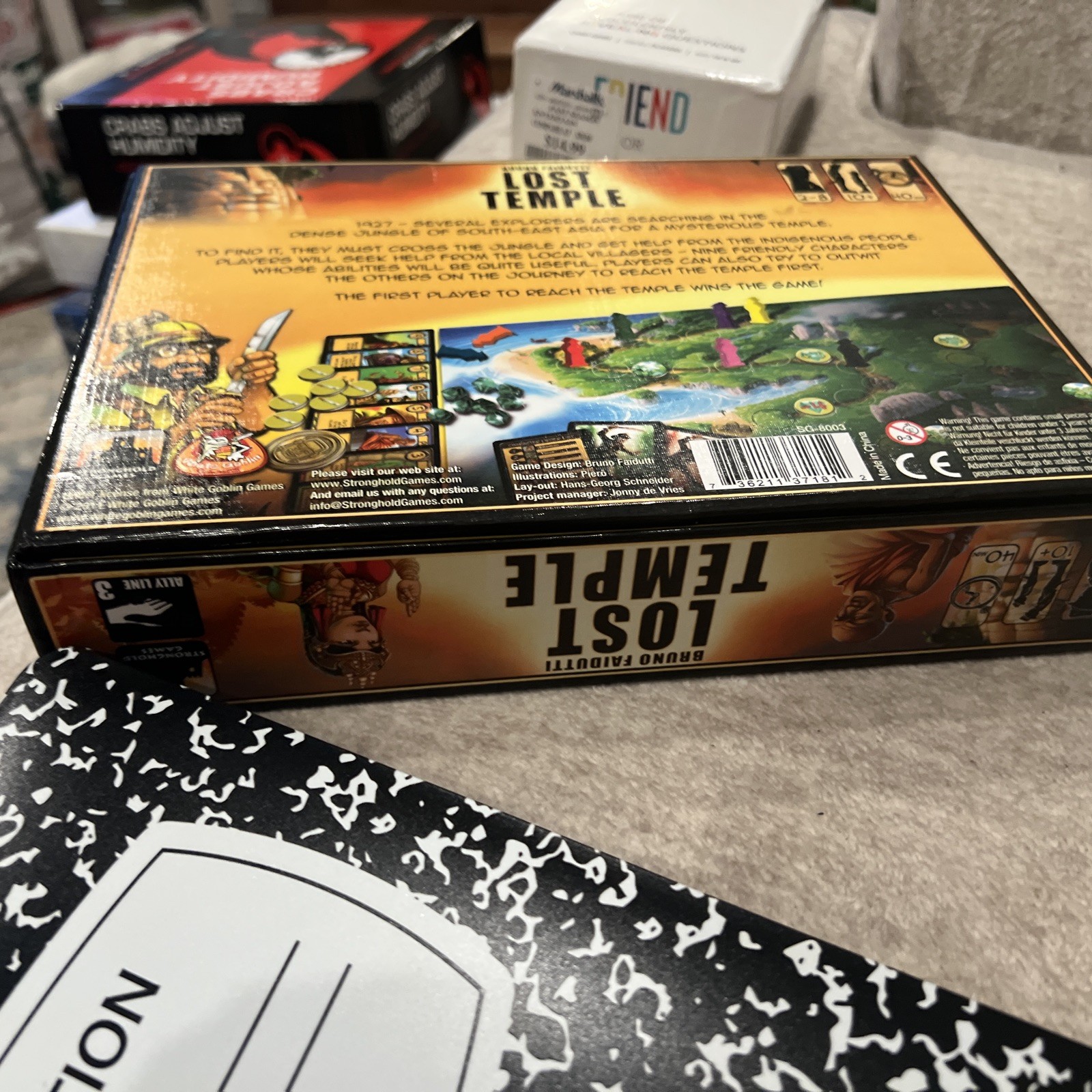 Lost Temple board game excellent condition Ages10+2-8Players By Stronghold Games