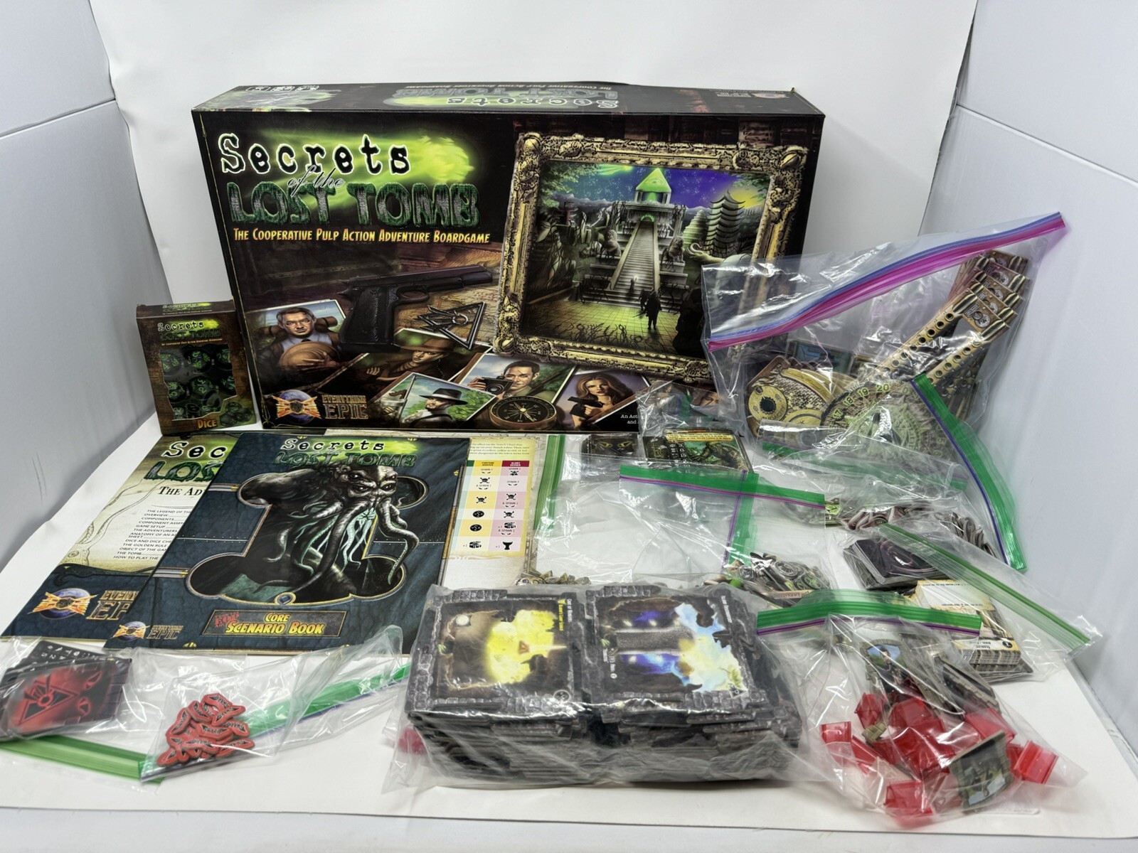 Secrets Of The Lost Tomb 1st Edition Everything Epic Adventure Game COMPLETE