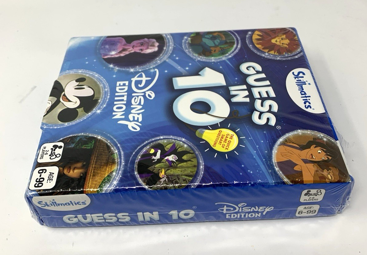 Skillmatics Guess in 10 Disney Edition Card Game New Sealed