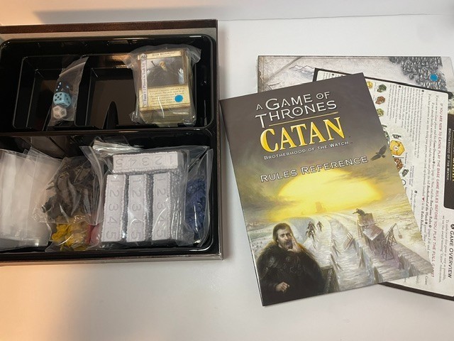 A Game Of Thrones Catan Brotherhood Of The Watch Open Box Sealed Pieces
