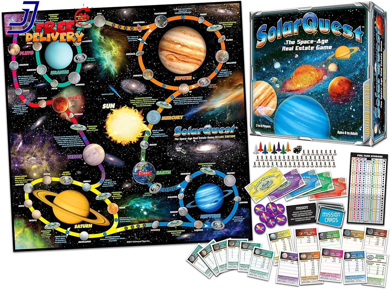 The Space Age Real Estate Game Deluxe Edition US ONLY NEW
