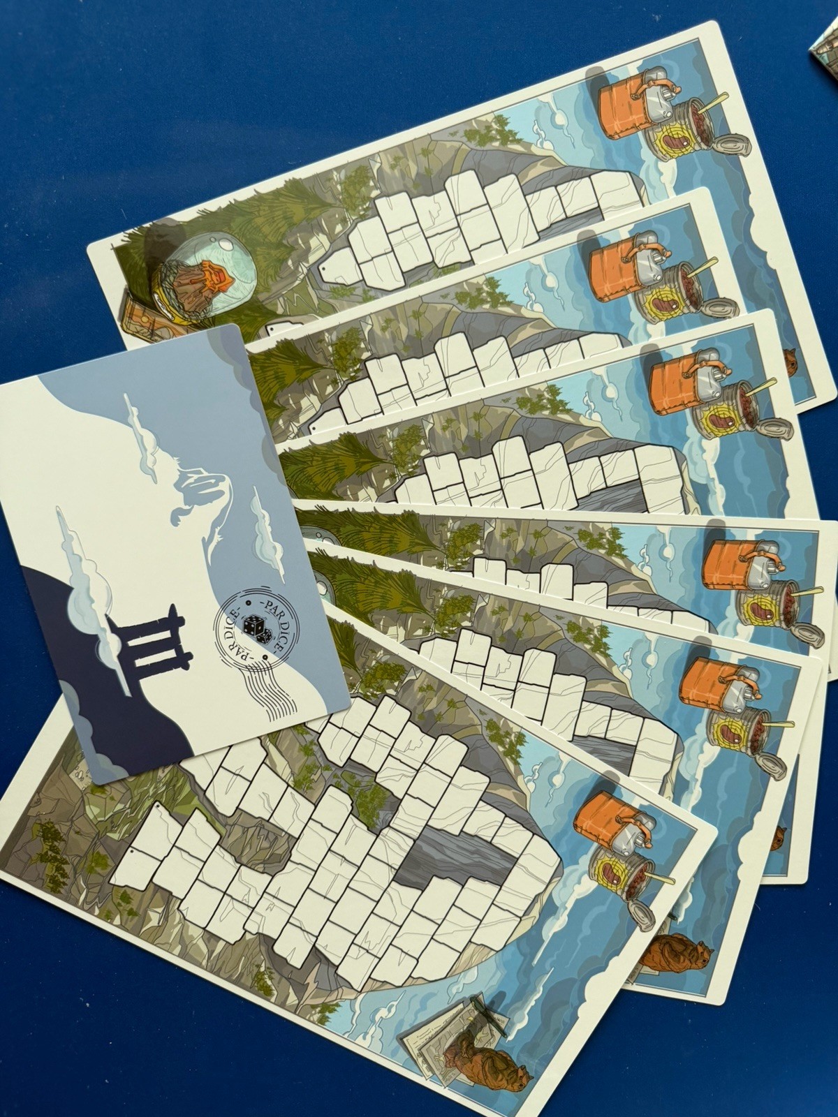 Roll to The Top: Journeys Roll & Write Game Board Game Complete