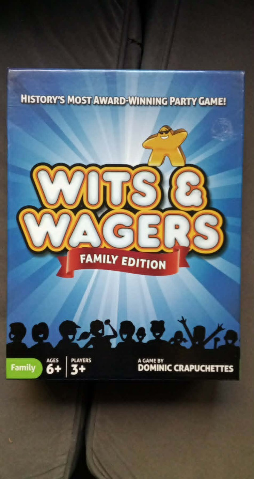 WITS & WAGERS Family Edition Board Game 100% COMPLETE 2013 MULTI AWARD WINNER