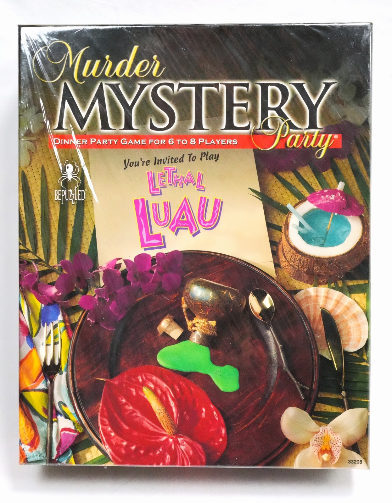 Murder Mystery Party Lethal Luau NEW Factory Sealed BePuzzled Dinner Game