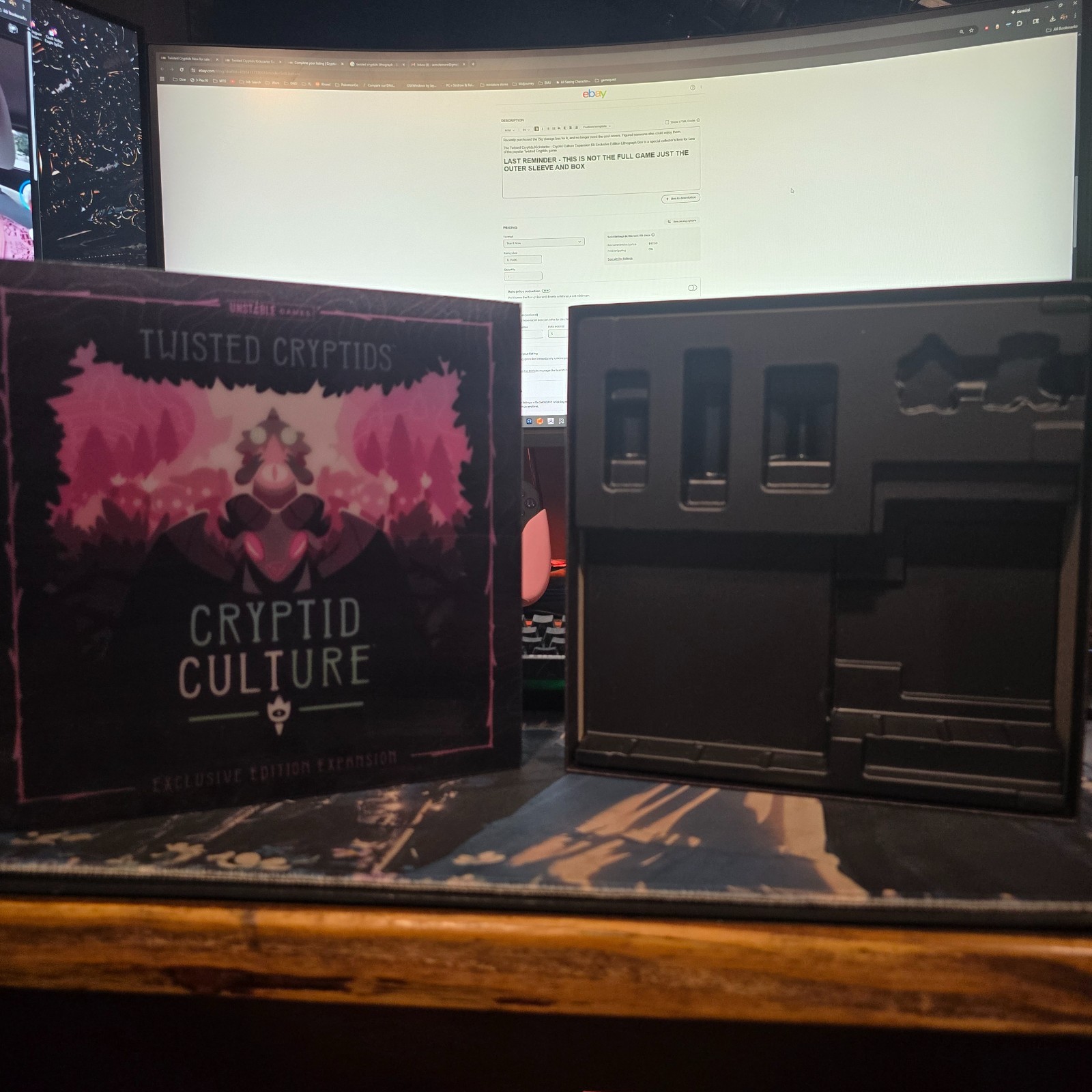 Cryptid Culture Expansion Kit Kickstarter Exclusive – LITHOGRAPH BOX ONLY